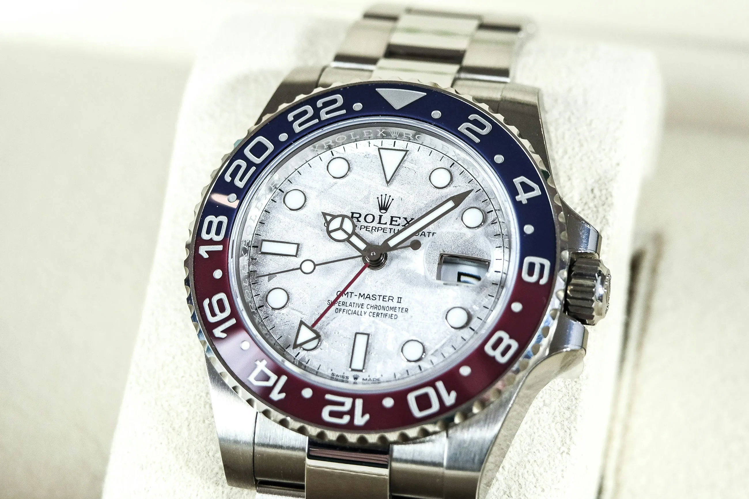 Rolex GMT-Master II 126719BLRO 40mm White gold Meteorite 1