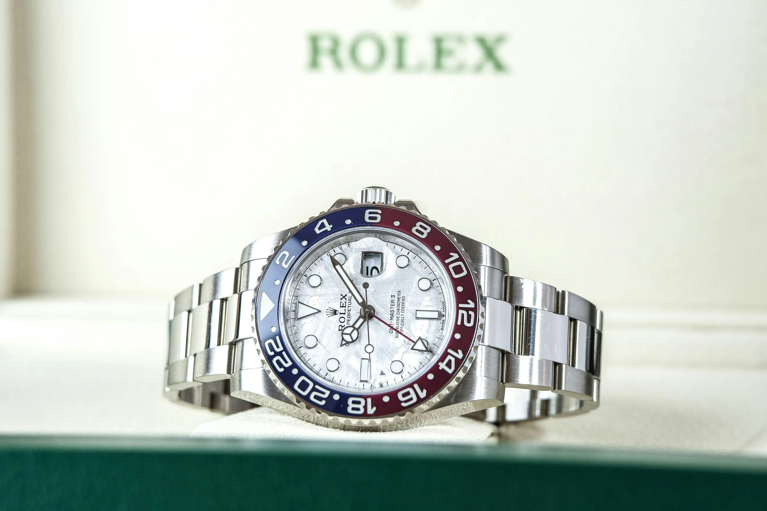 Rolex GMT-Master II 126719BLRO 40mm White gold Meteorite 2