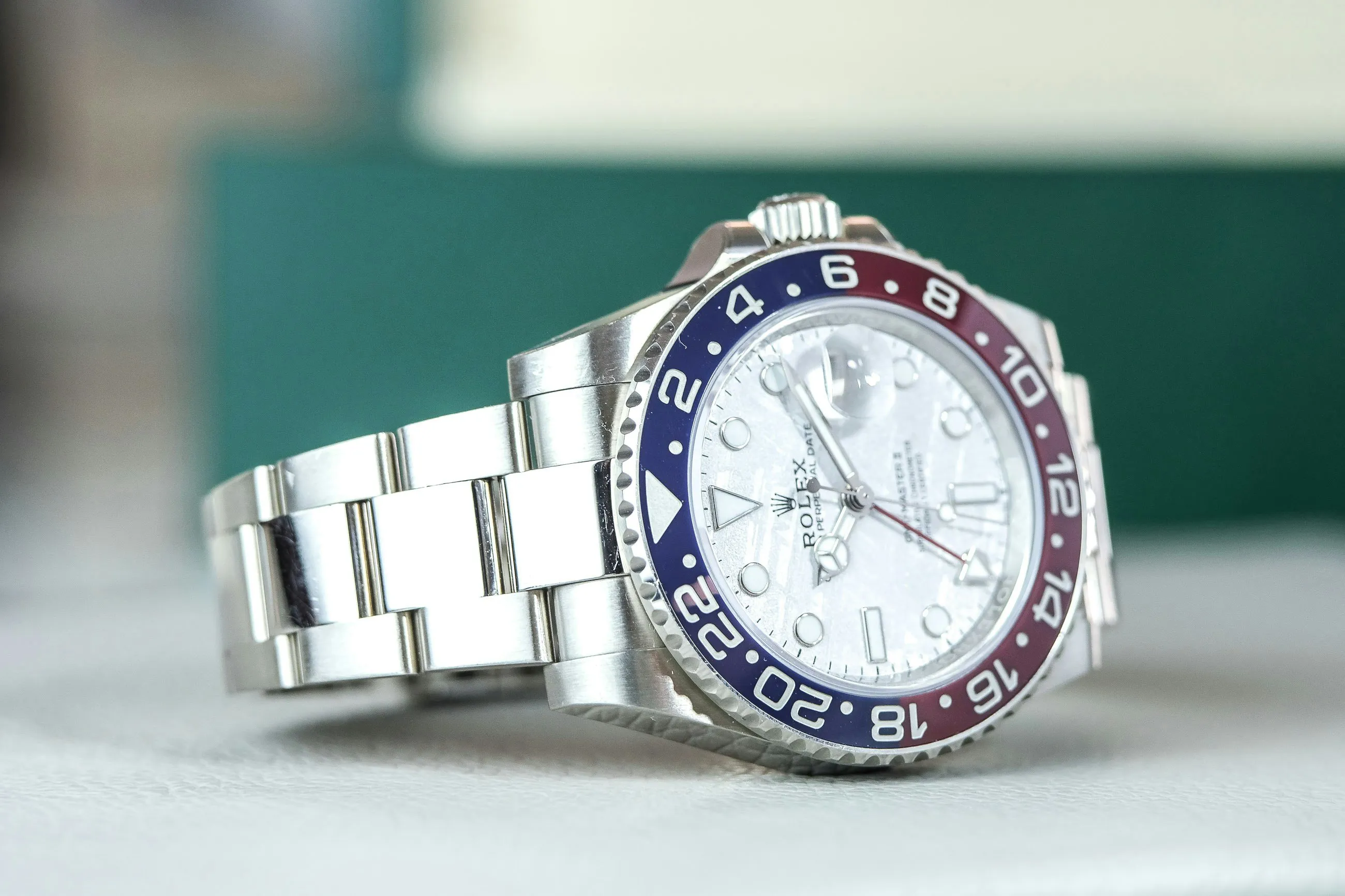 Rolex GMT-Master II 126719BLRO 40mm White gold Meteorite 15