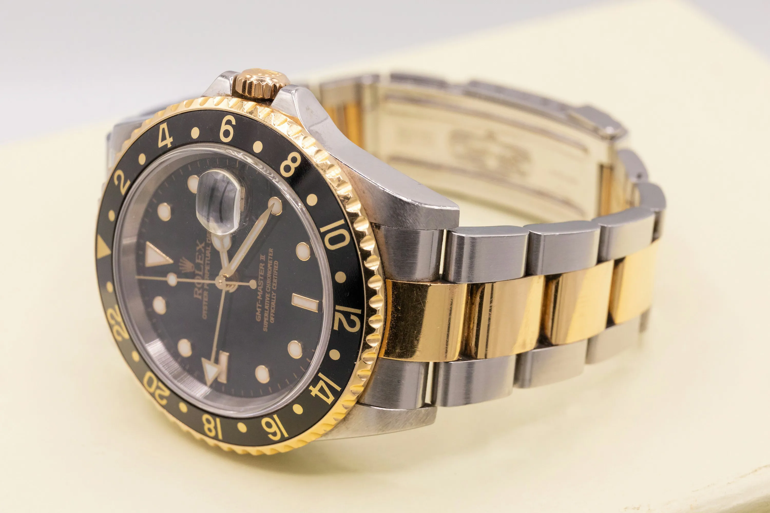 Rolex GMT-Master II 16713 40mm Yellow gold and Stainless steel Black 5