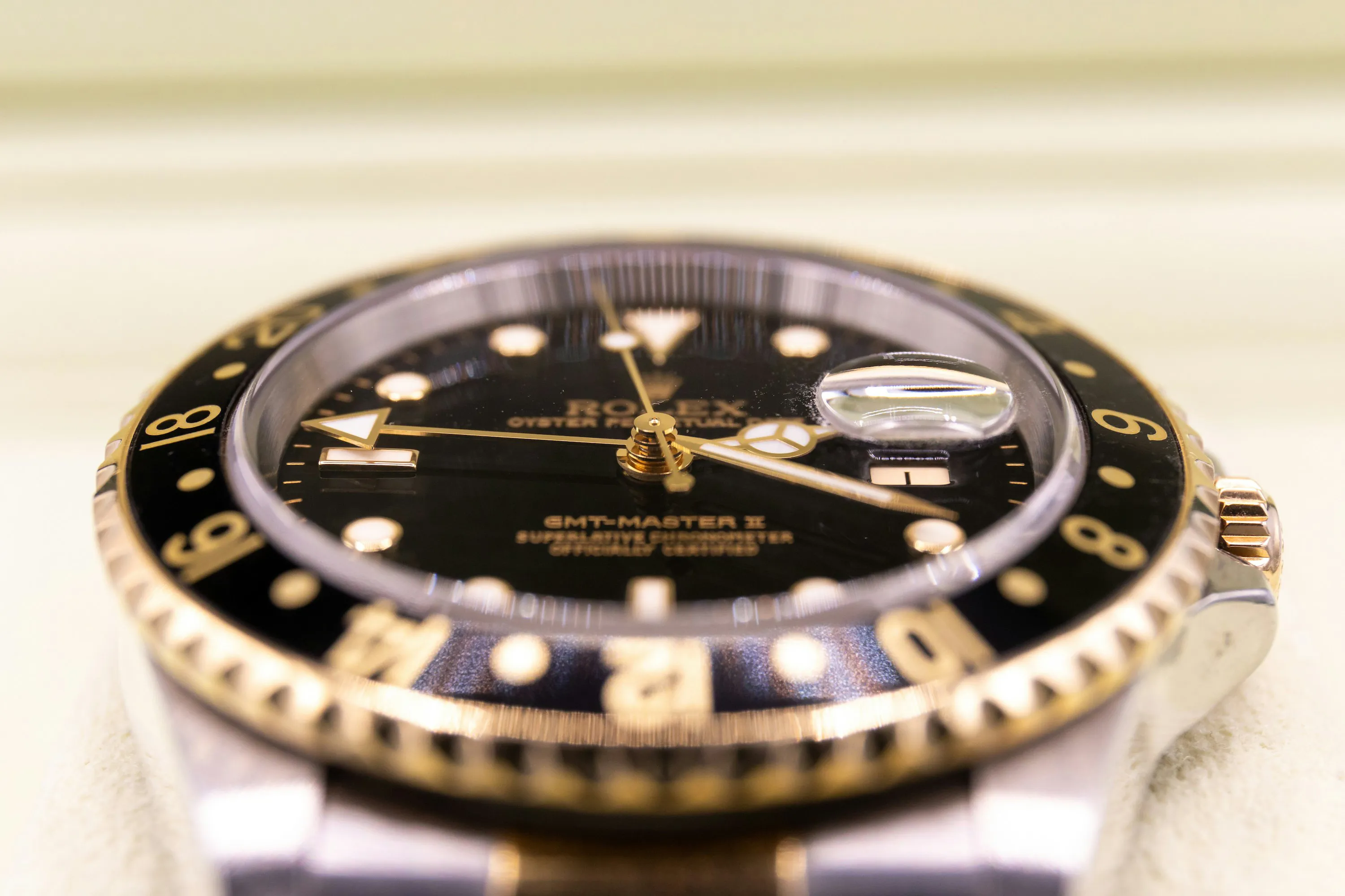 Rolex GMT-Master II 16713 40mm Yellow gold and Stainless steel Black 8