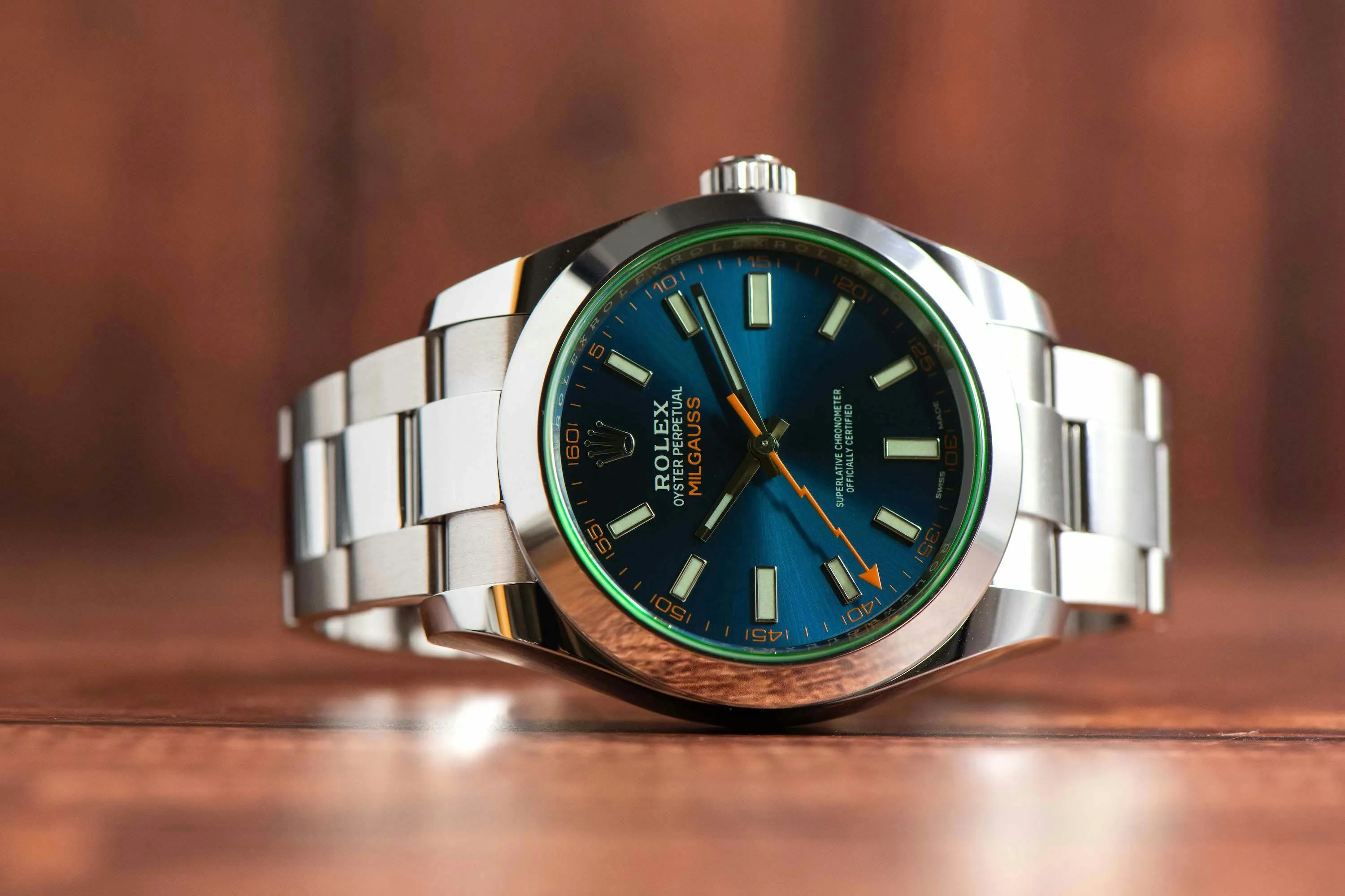 Rolex Milgauss 116400GV 40mm Stainless steel Blue