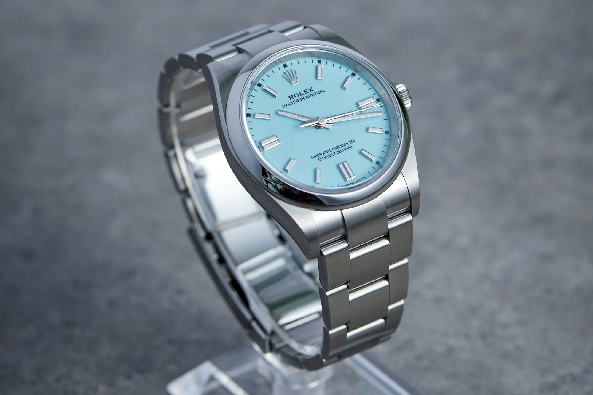 Rolex Oyster Perpetual 36 126000 36mm Stainless steel Turquoise 3