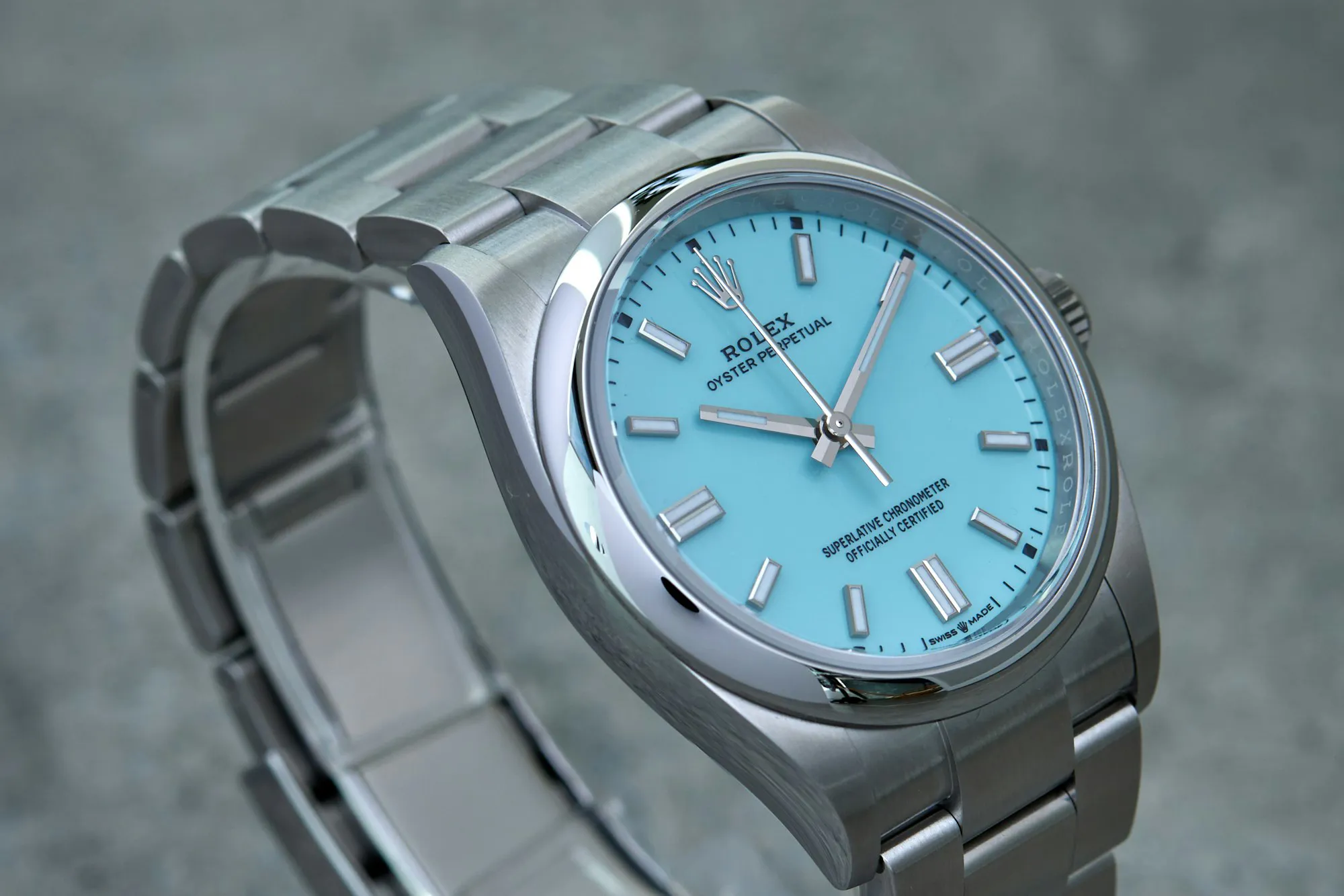 Rolex Oyster Perpetual 36 126000 36mm Stainless steel Turquoise 5