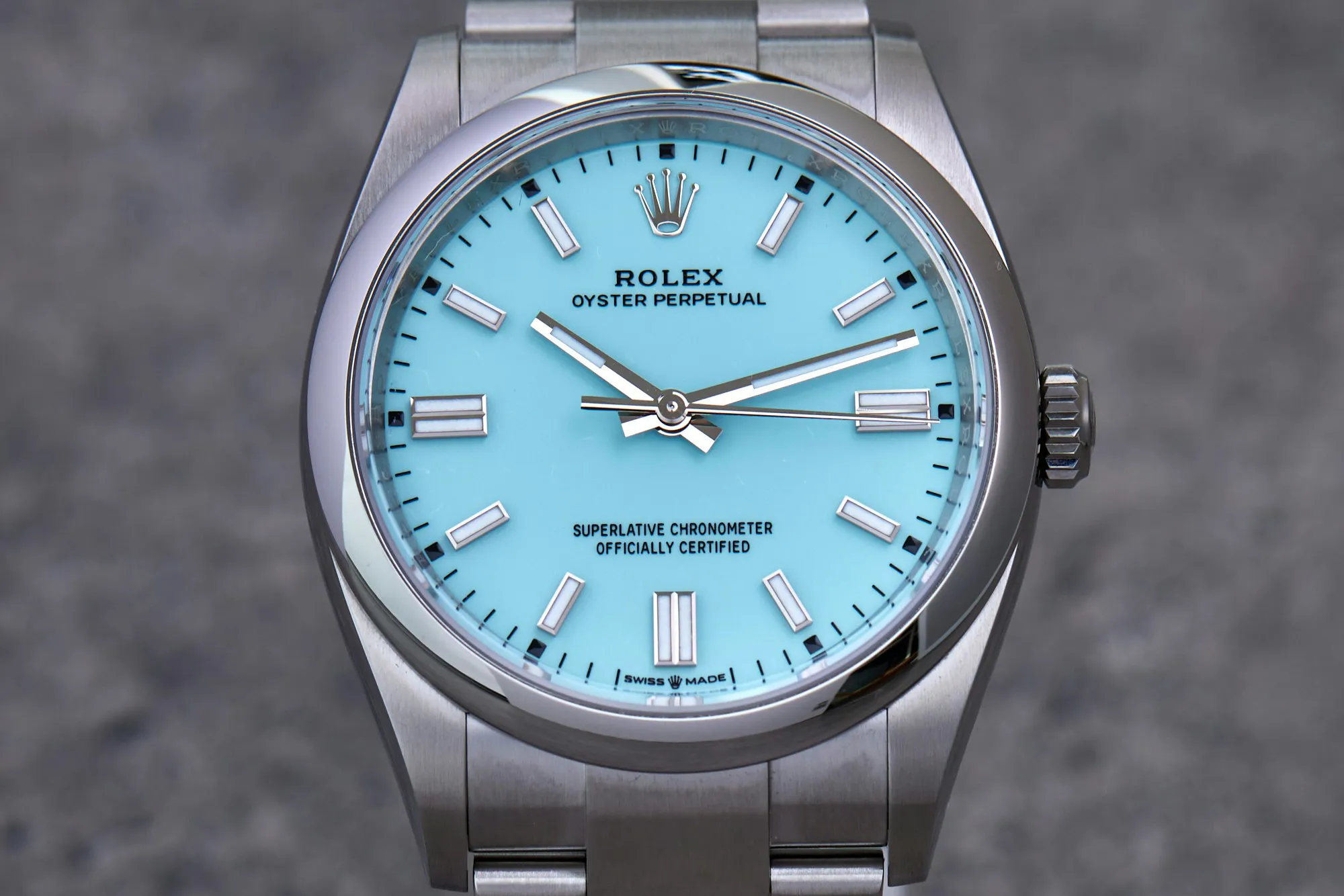 Rolex Oyster Perpetual 36 126000 36mm Stainless steel Turquoise