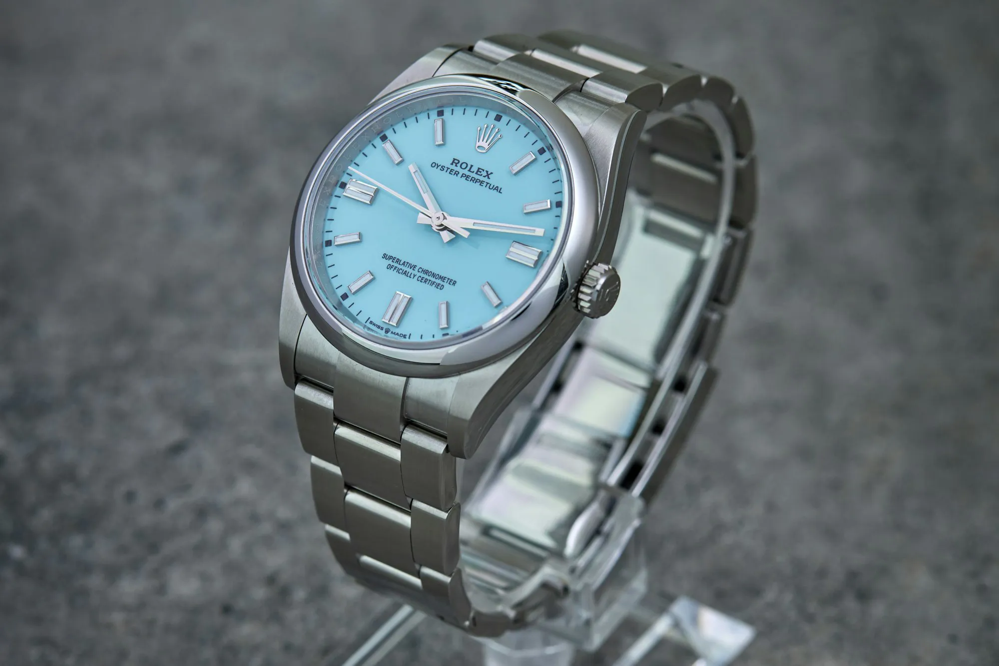 Rolex Oyster Perpetual 36 126000 36mm Stainless steel Turquoise 7