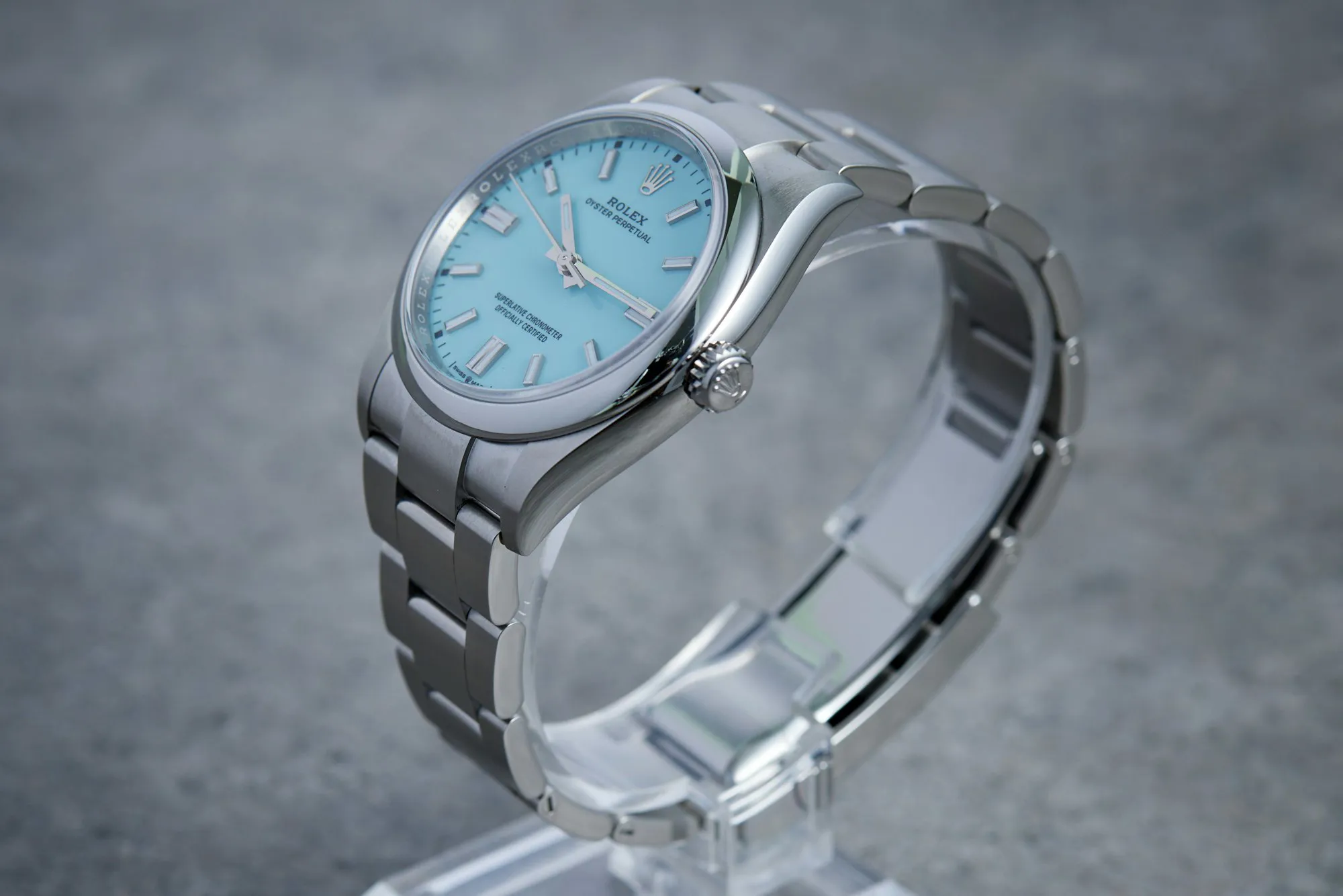 Rolex Oyster Perpetual 36 126000 36mm Stainless steel Turquoise 10