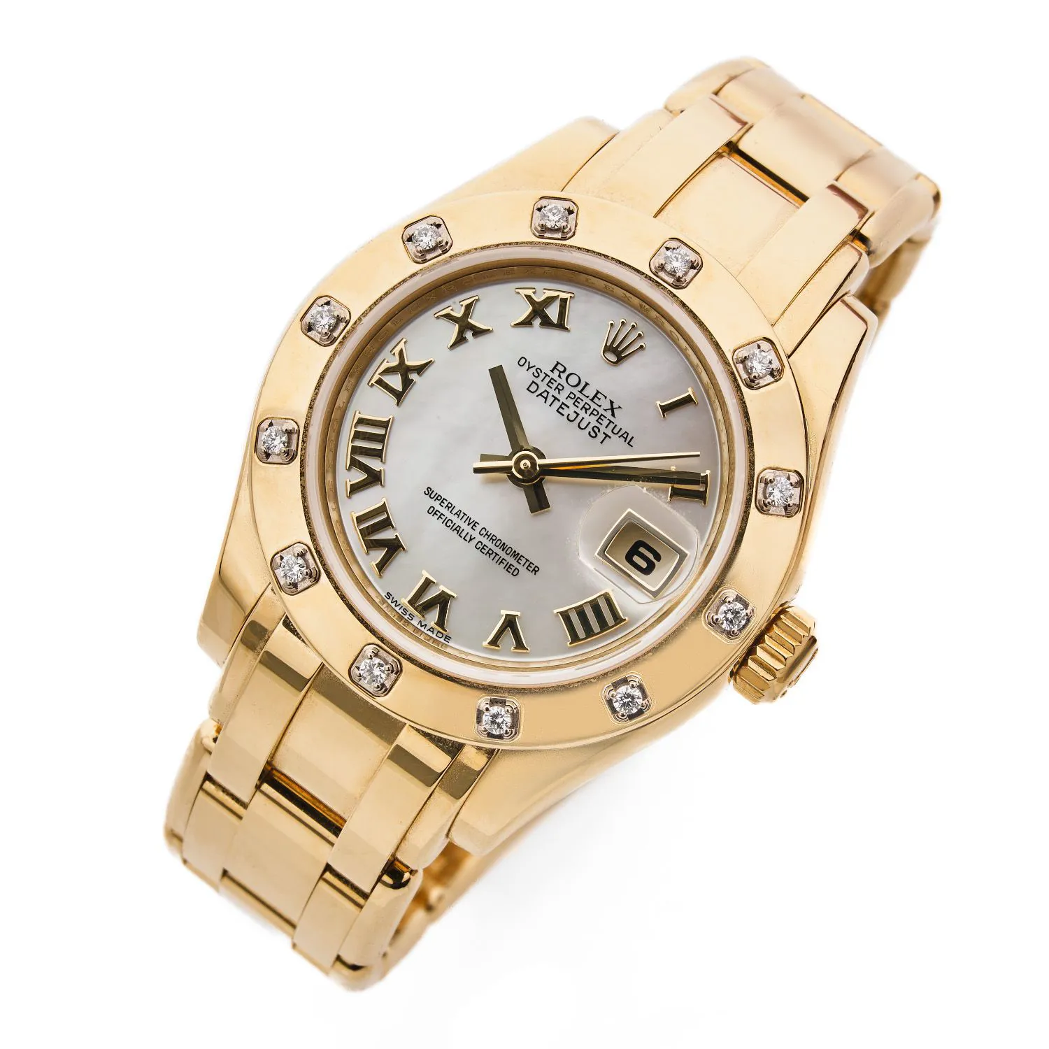 Rolex Pearlmaster 80318 29mm Yellow gold Mother-of-pearl 1