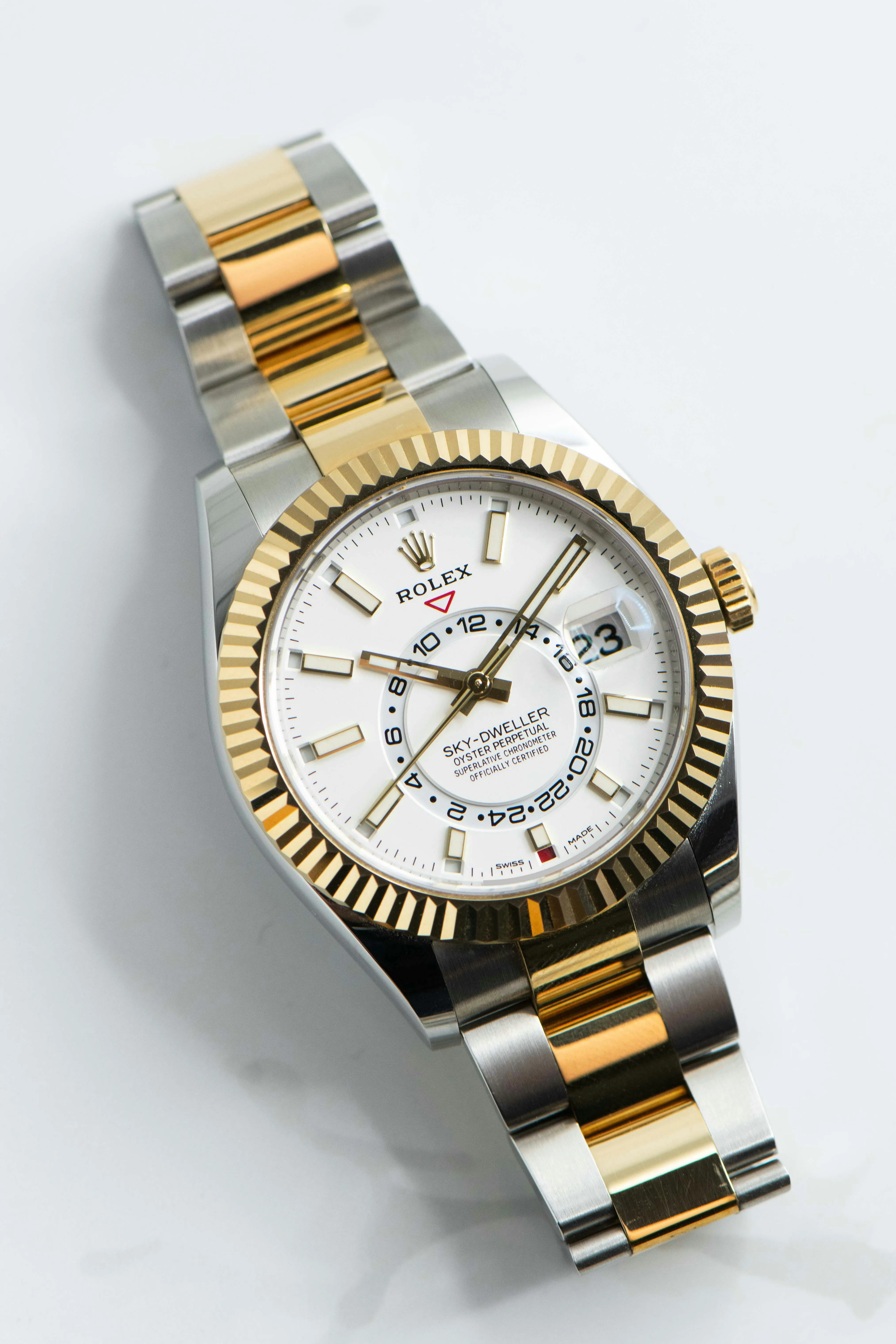 Rolex Sky-Dweller 362933 42mm Yellow gold and Stainless steel White 6