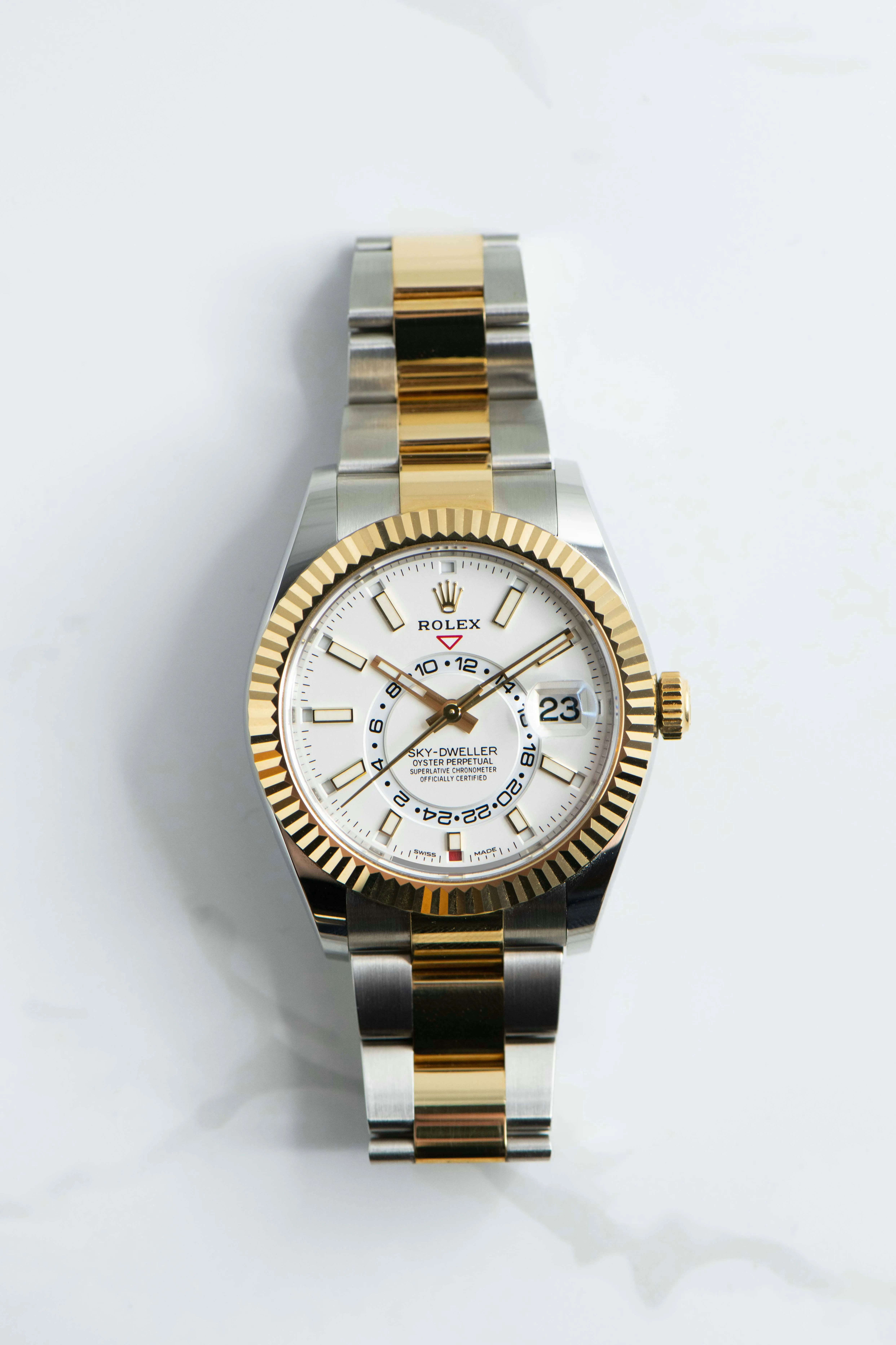 Rolex Sky-Dweller 362933 42mm Yellow gold and Stainless steel White 7