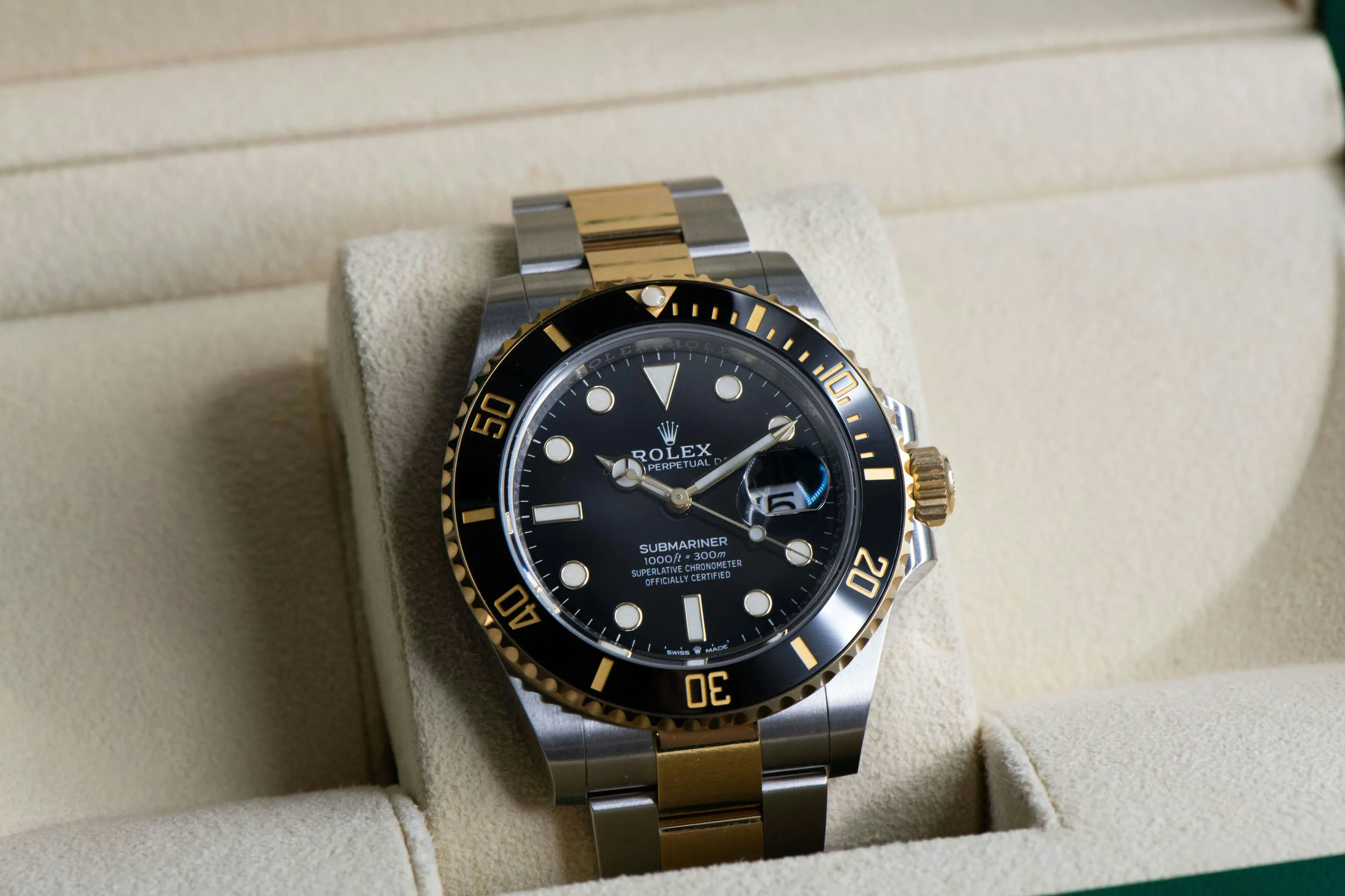 Rolex Submariner 126613LN 41mm stainless steel and yellow gold Black