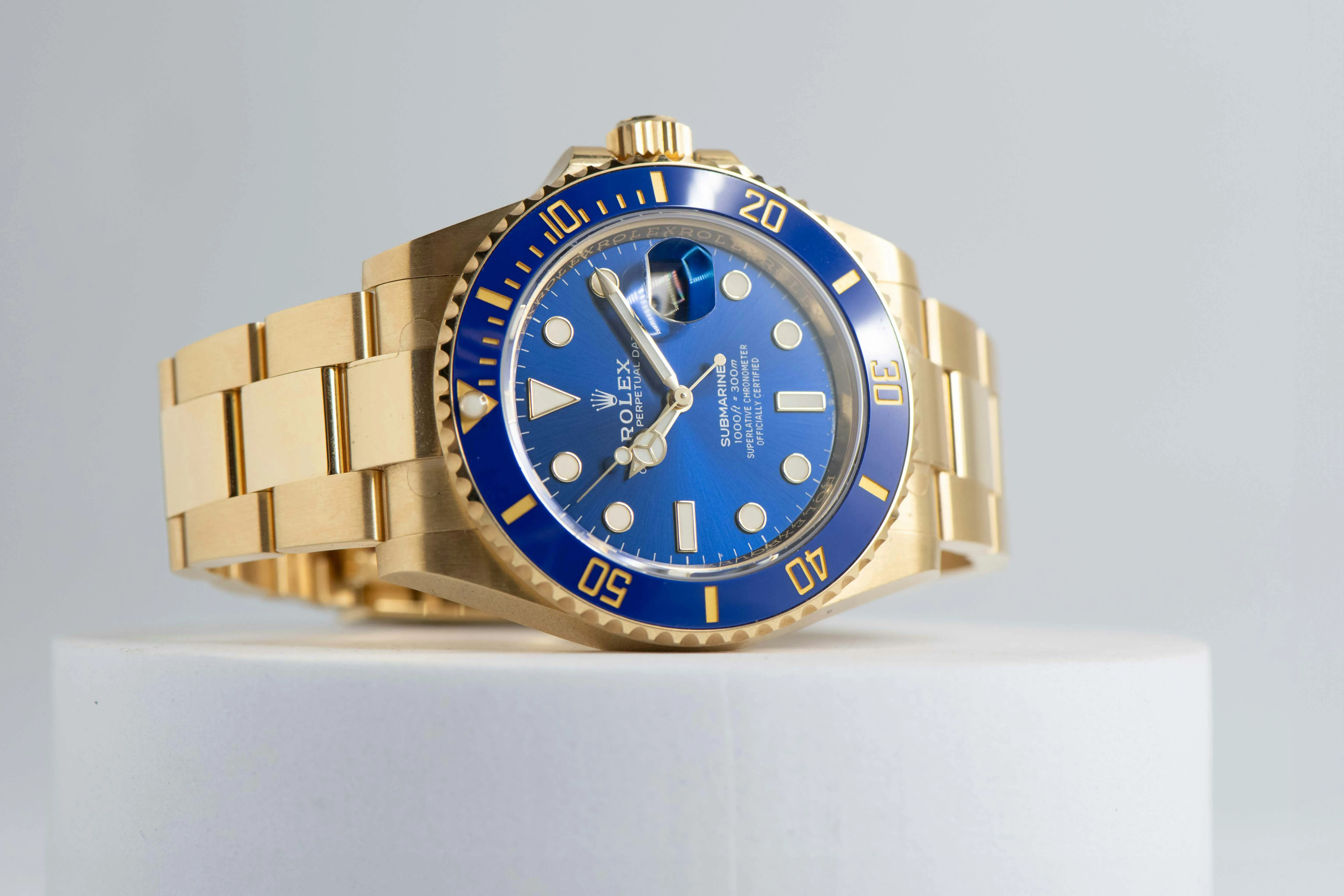 Rolex Submariner 126618LB 41mm Yellow gold Blue