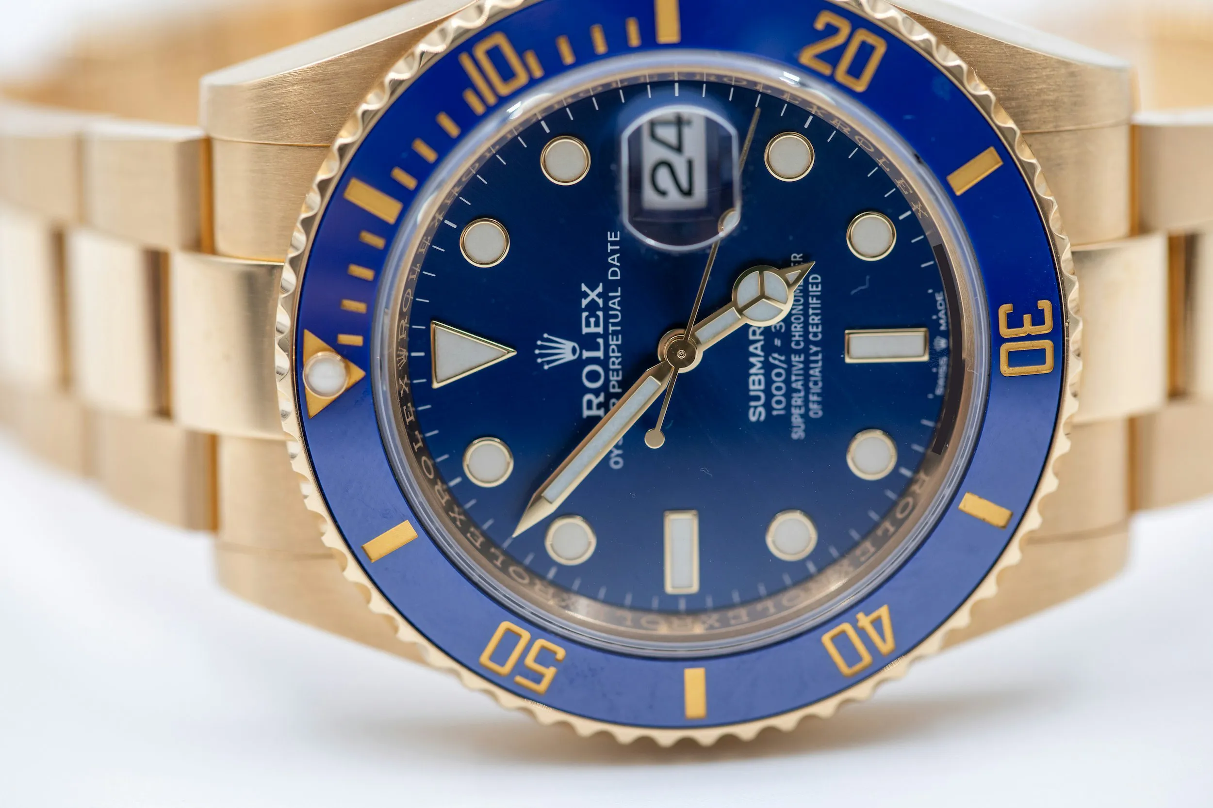 Rolex Submariner 126618LB 41mm Yellow gold Blue 6