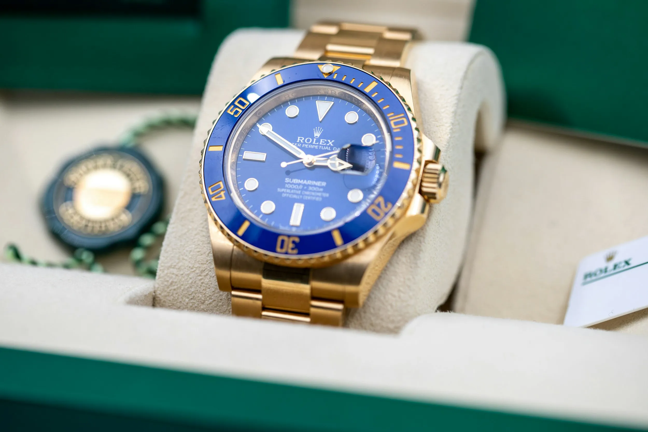 Rolex Submariner 126618LB 41mm Yellow gold Blue 17