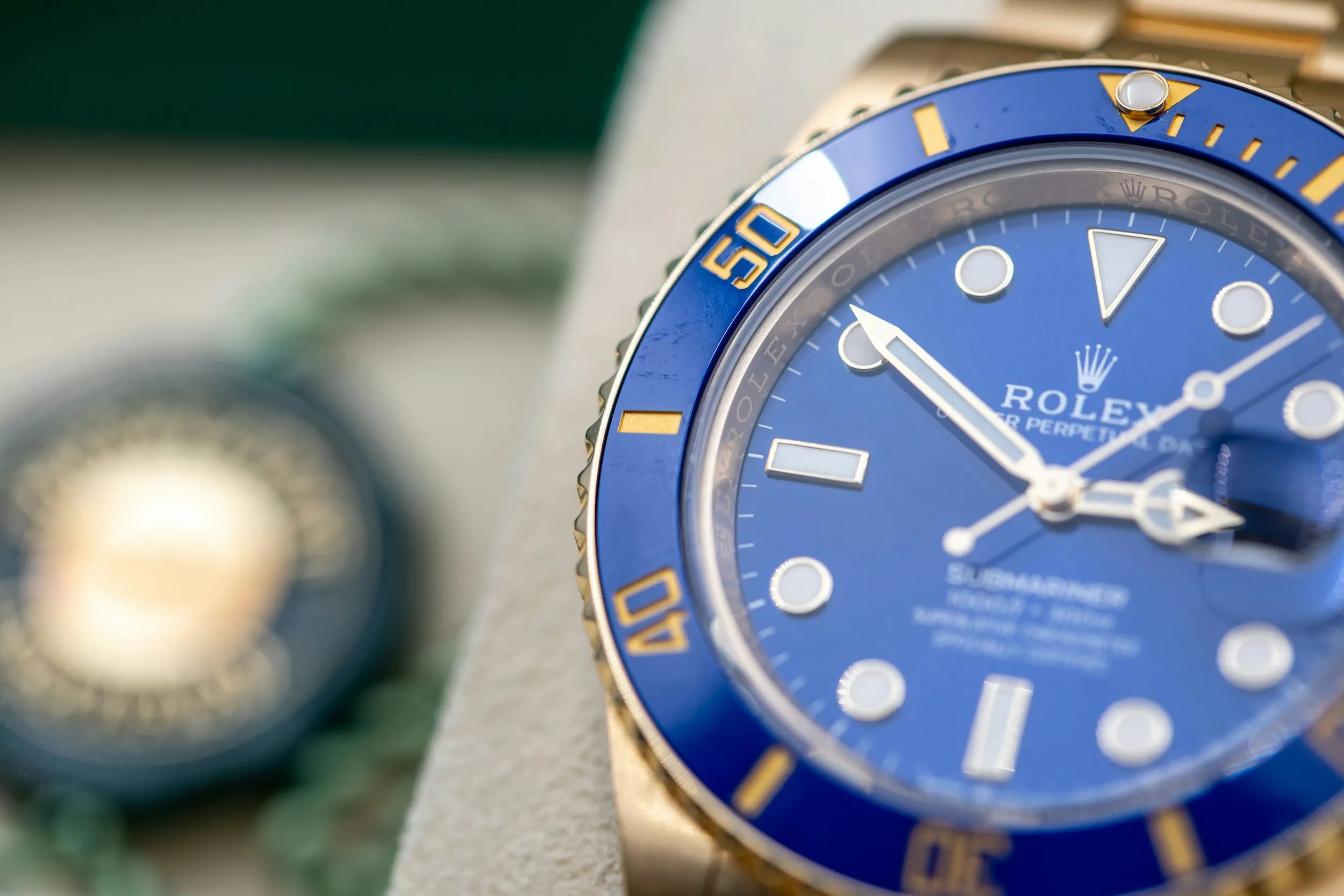 Rolex Submariner 126618LB 41mm Yellow gold Blue 18