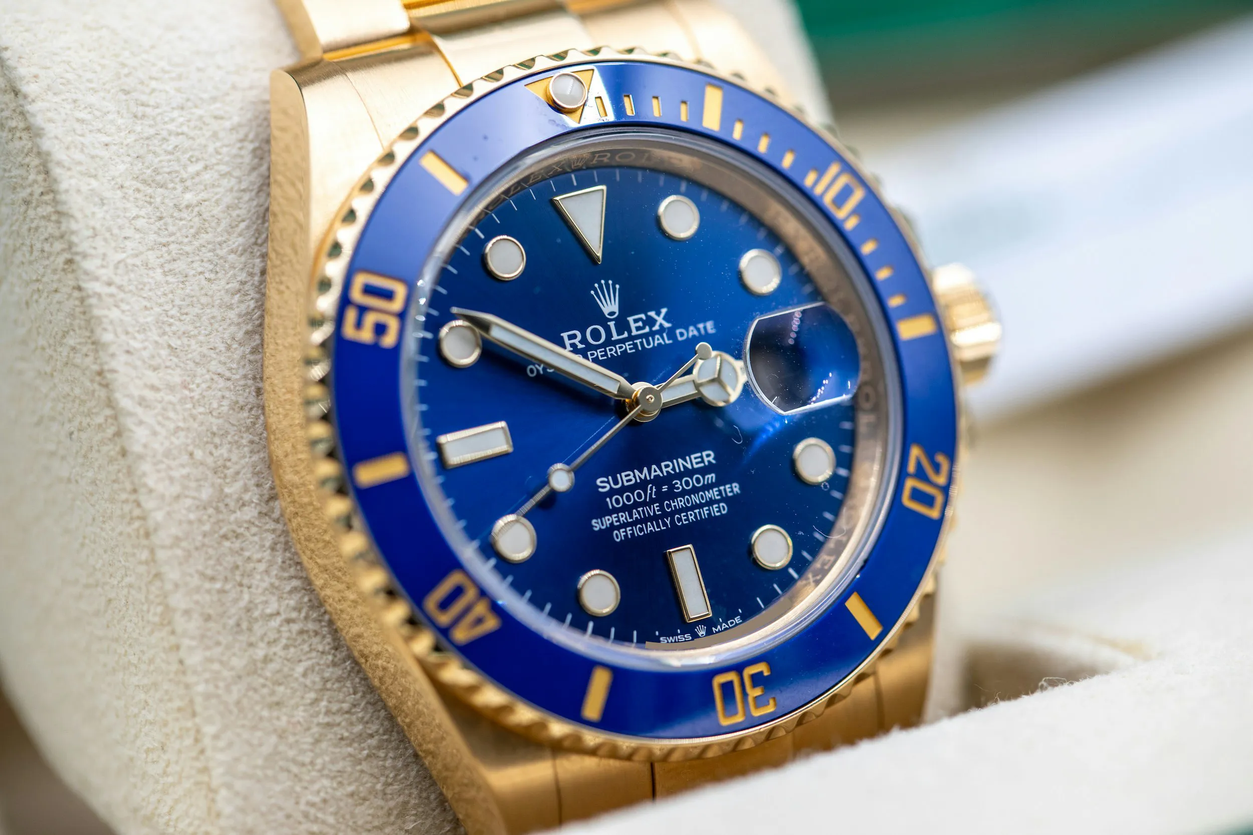 Rolex Submariner 126618LB 41mm Yellow gold Blue 20