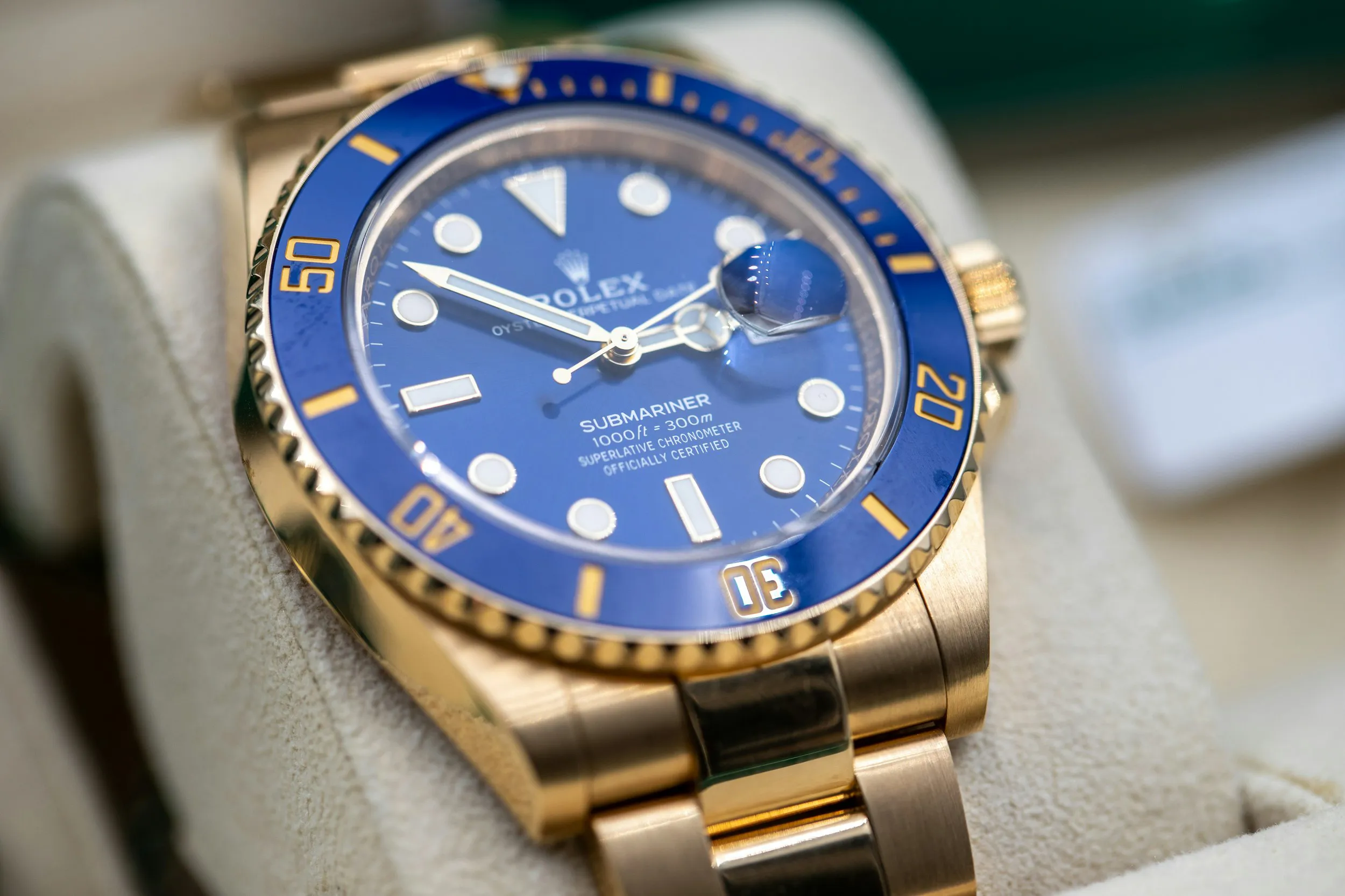 Rolex Submariner 126618LB 41mm Yellow gold Blue 21