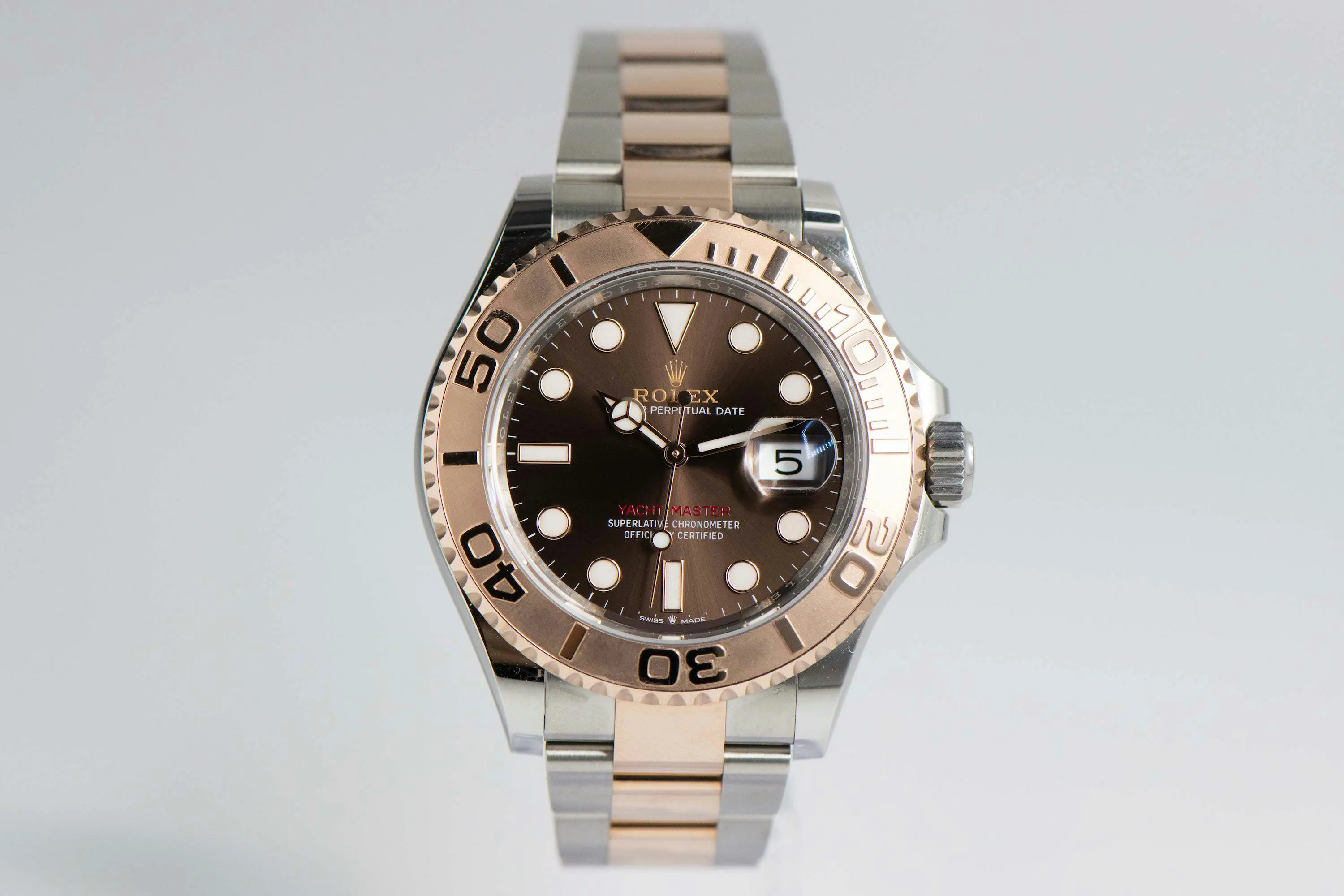 Rolex Yacht-Master 40 126621 40mm Rose gold and Stainless steel Chocolate 2