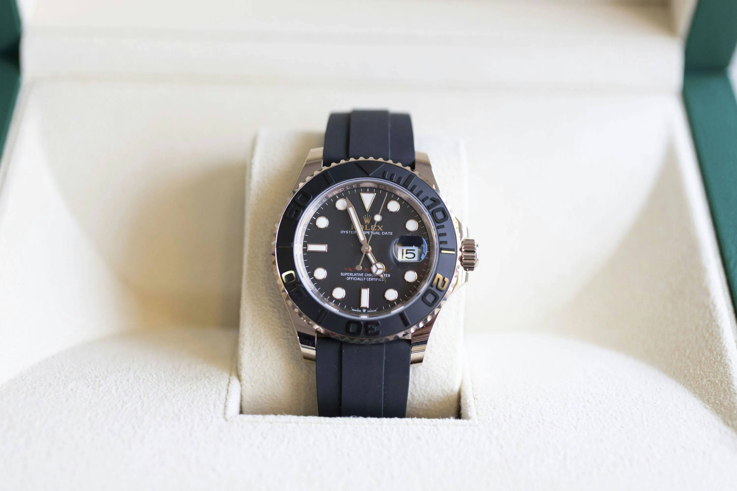 Rolex Yacht-Master 40 126655 40mm Rose gold Black