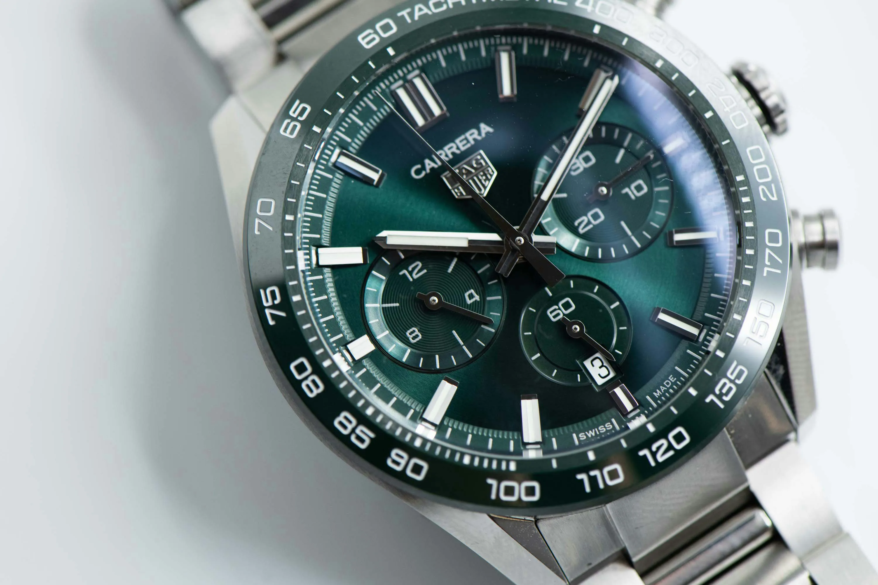 TAG Heuer Carrera CBN2A1N.BA0643 44mm Ceramic and Stainless steel Green 3