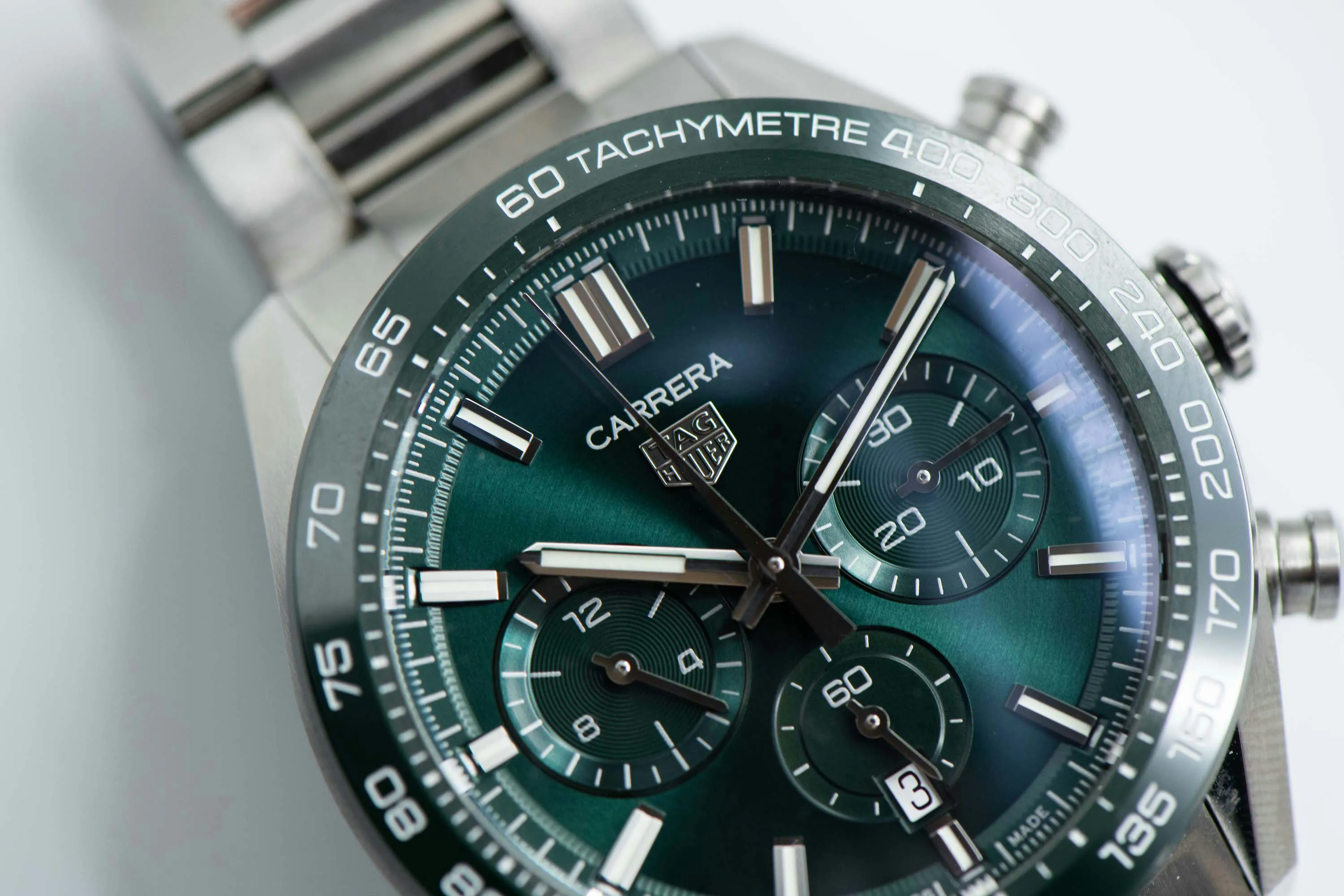 TAG Heuer Carrera CBN2A1N.BA0643 44mm Ceramic and Stainless steel Green 4