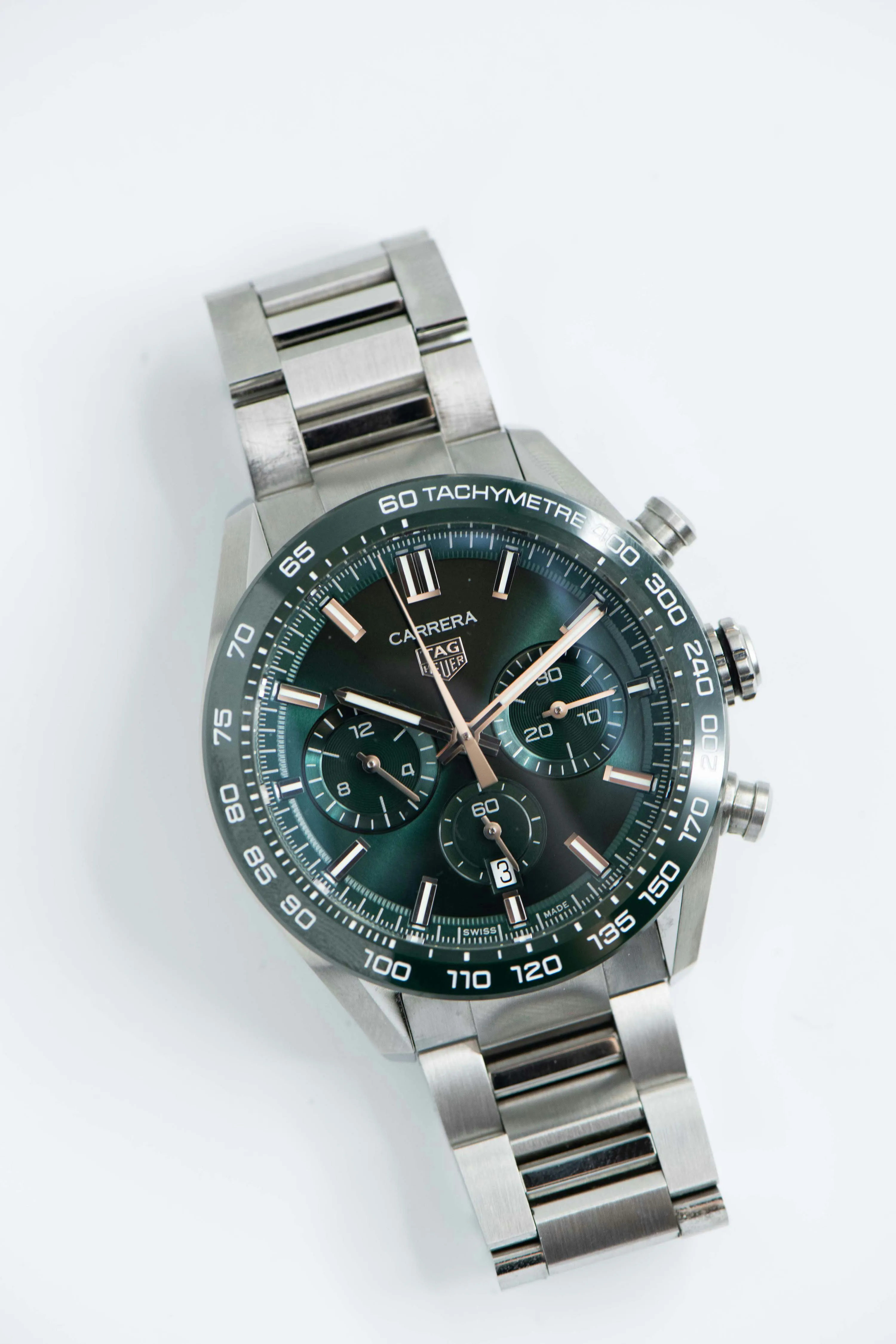 TAG Heuer Carrera CBN2A1N.BA0643 44mm Ceramic and Stainless steel Green 7