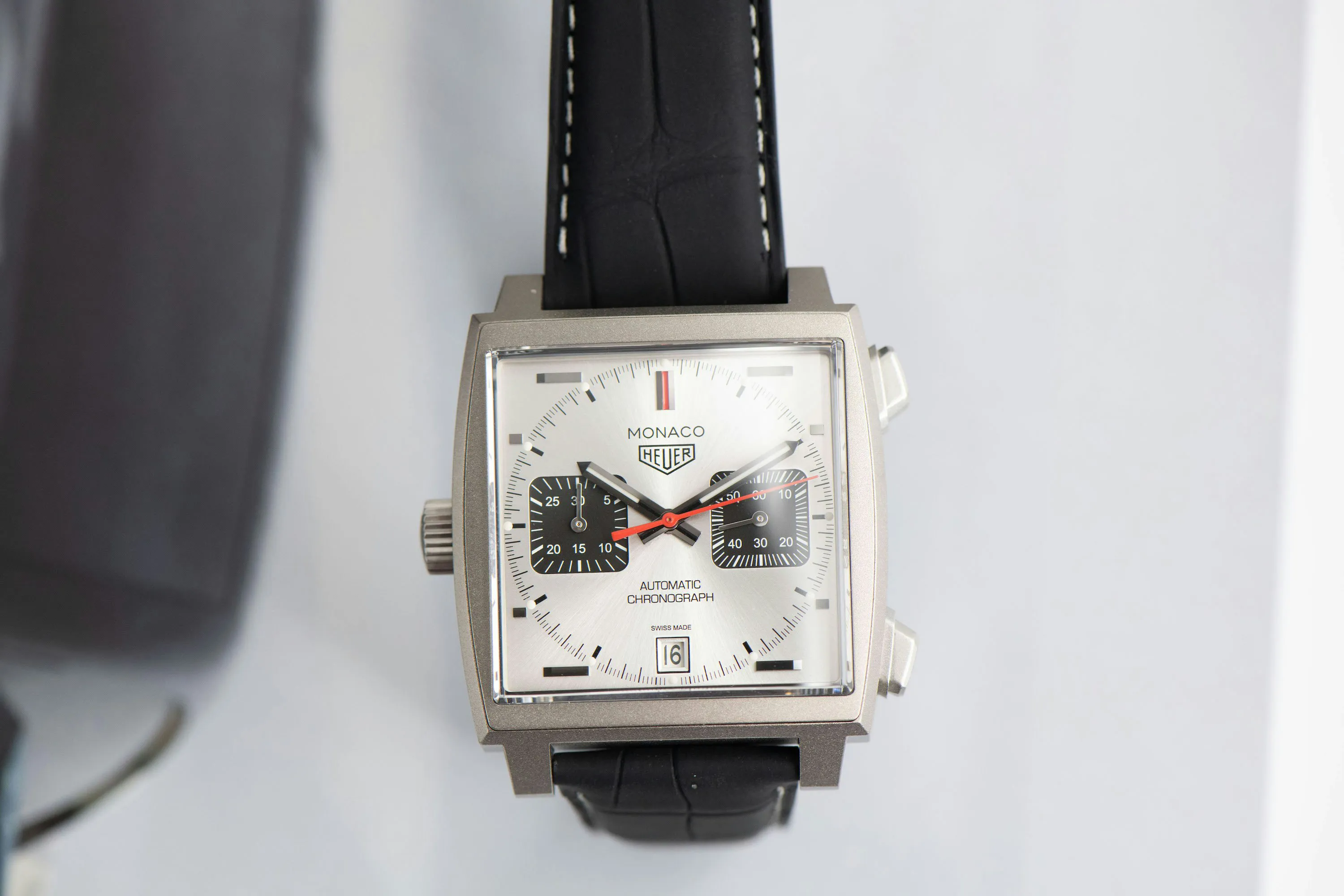 TAG Heuer Monaco CAW218B.FC6496 39mm Titanium Silver 1