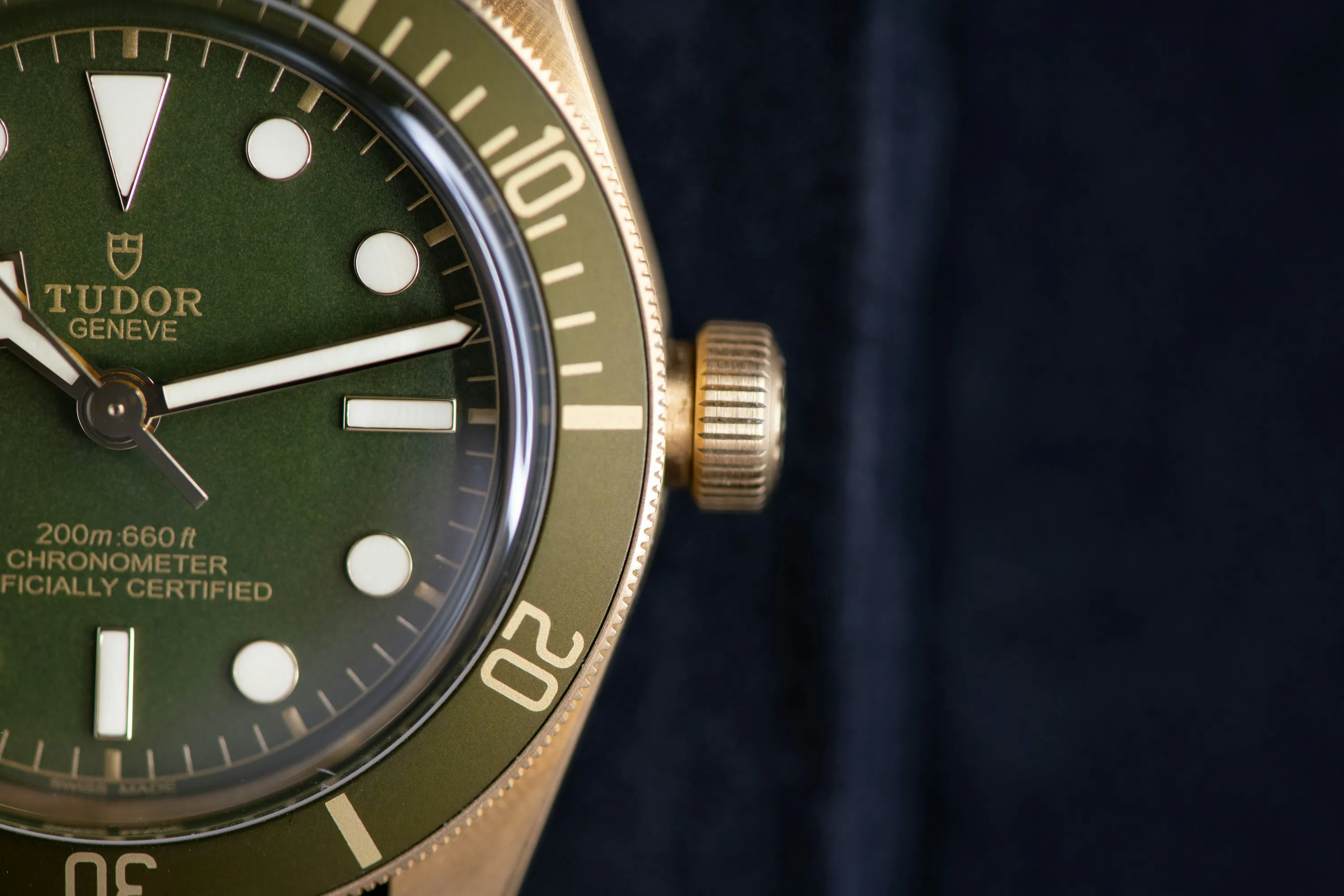 Tudor Black Bay 58 79018V 39mm Yellow gold Green 8