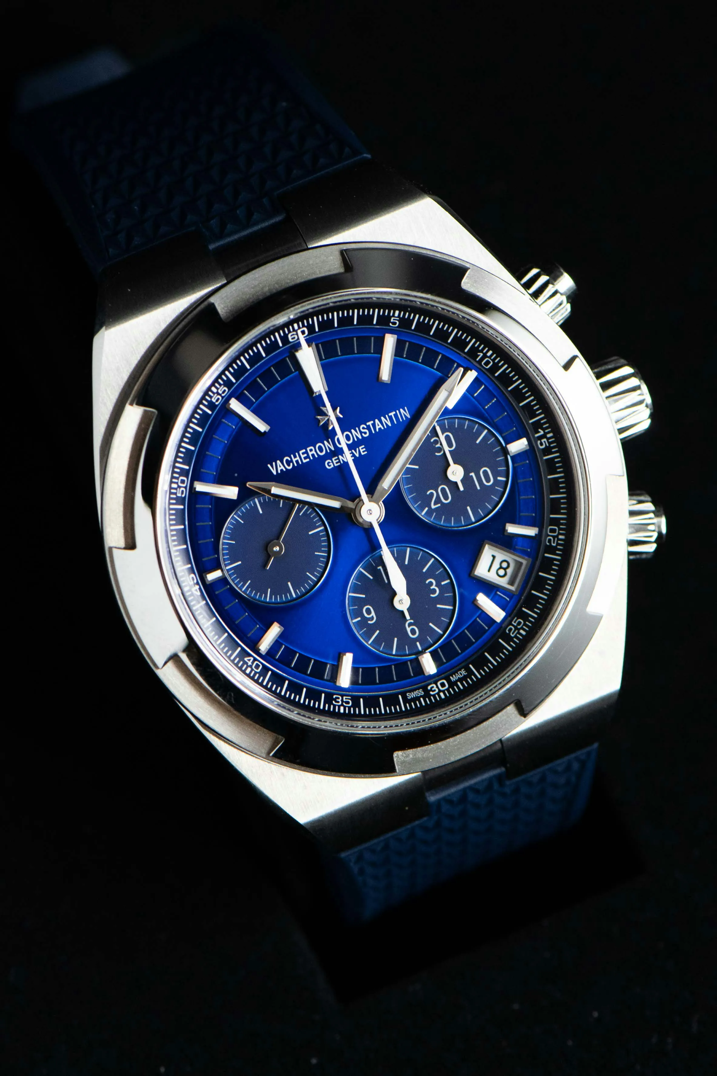 Vacheron Constantin Overseas Chronograph 5500V/110A-B148 42.5mm Stainless steel Blue 14