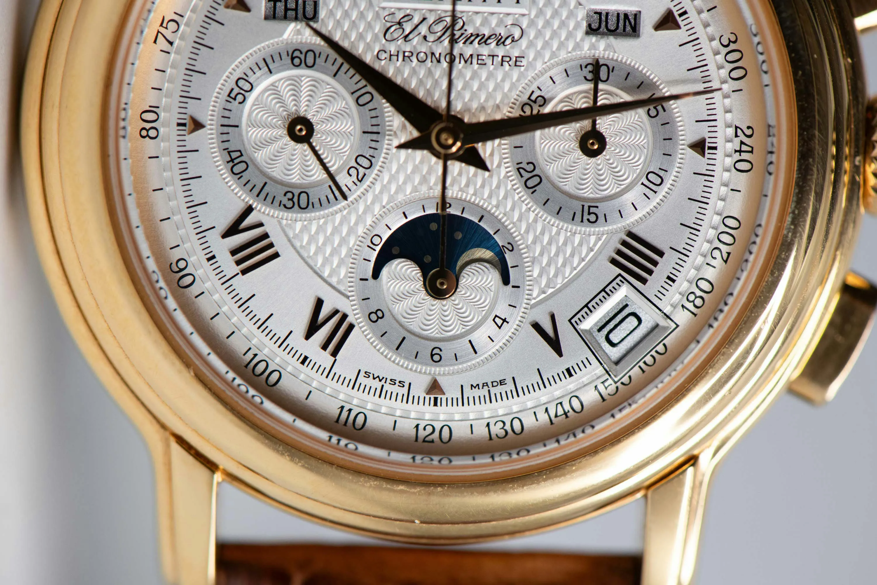 Zenith El Primero 17.0240.410/01 39mm Rose gold Silver 2