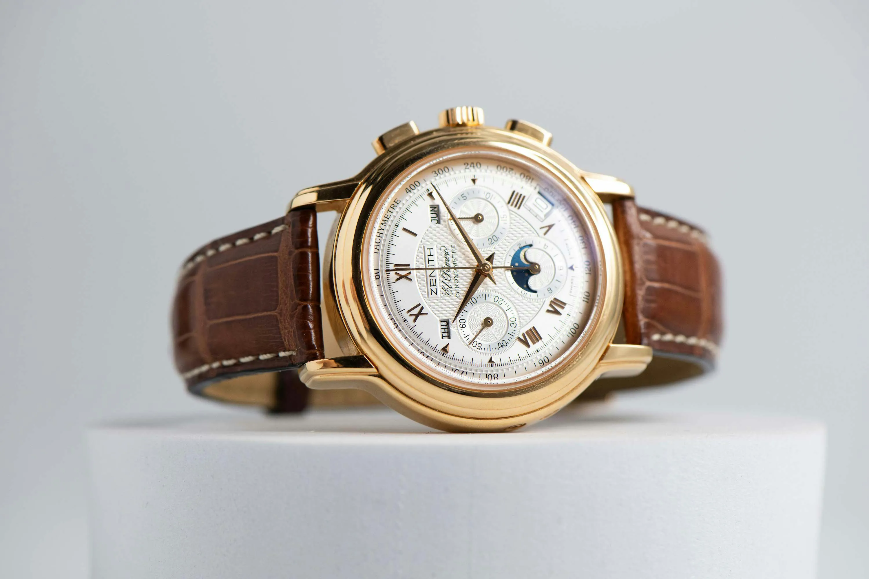 Zenith El Primero 17.0240.410/01 39mm Rose gold Silver 21