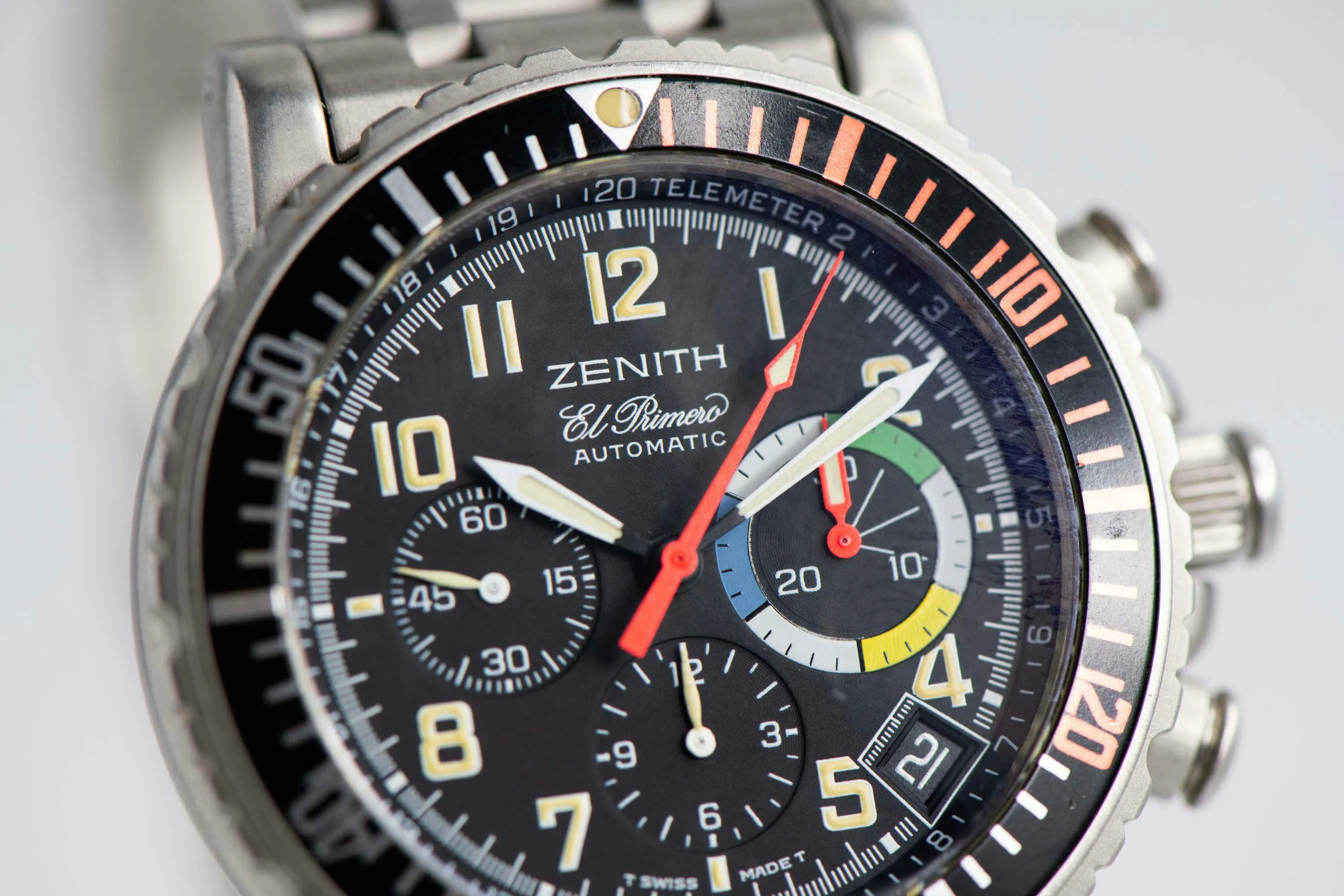 Zenith El Primero Rainbow 15/02.0480.405/24 40mm Stainless steel Black 6