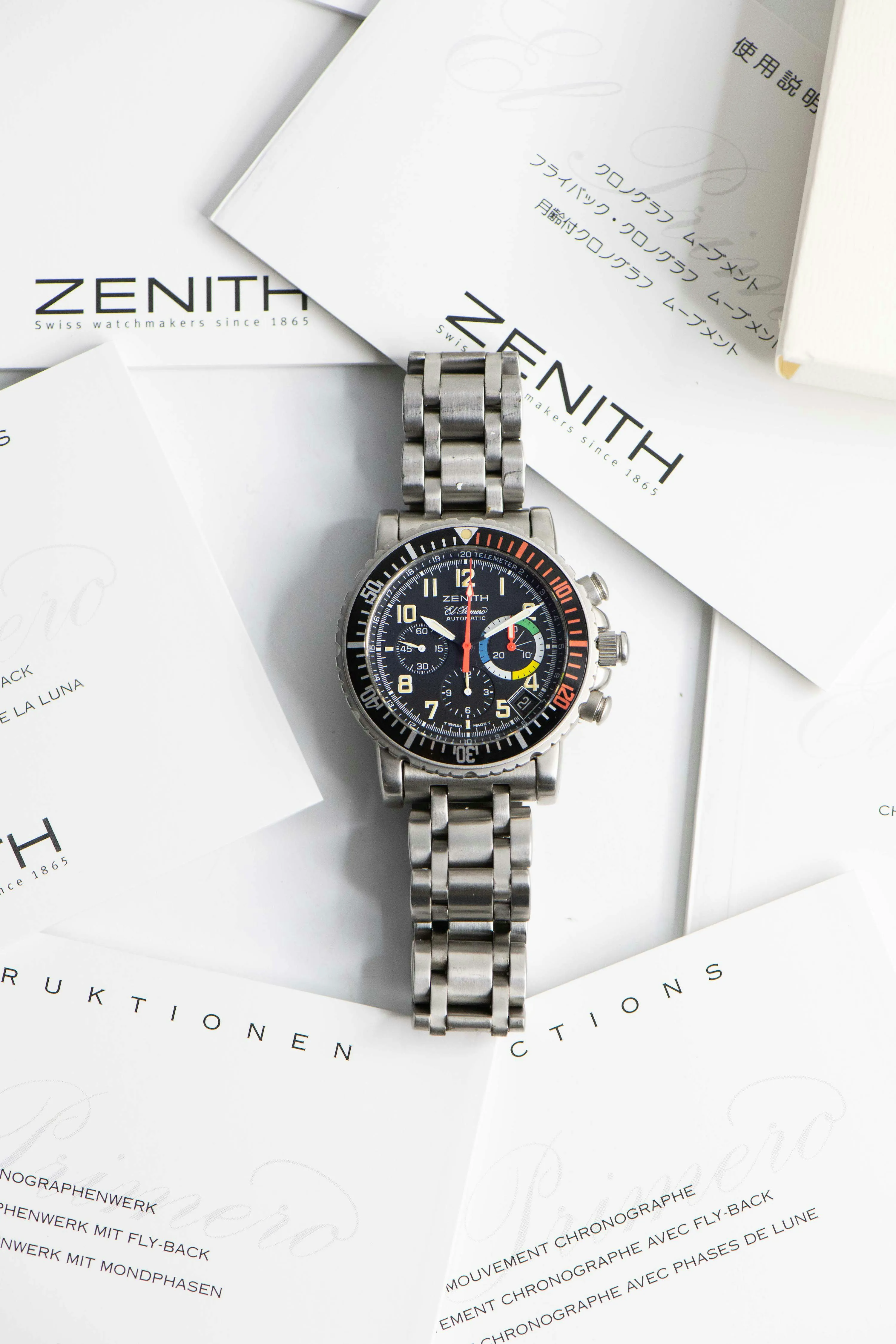 Zenith El Primero Rainbow 15/02.0480.405/24 40mm Stainless steel Black 8