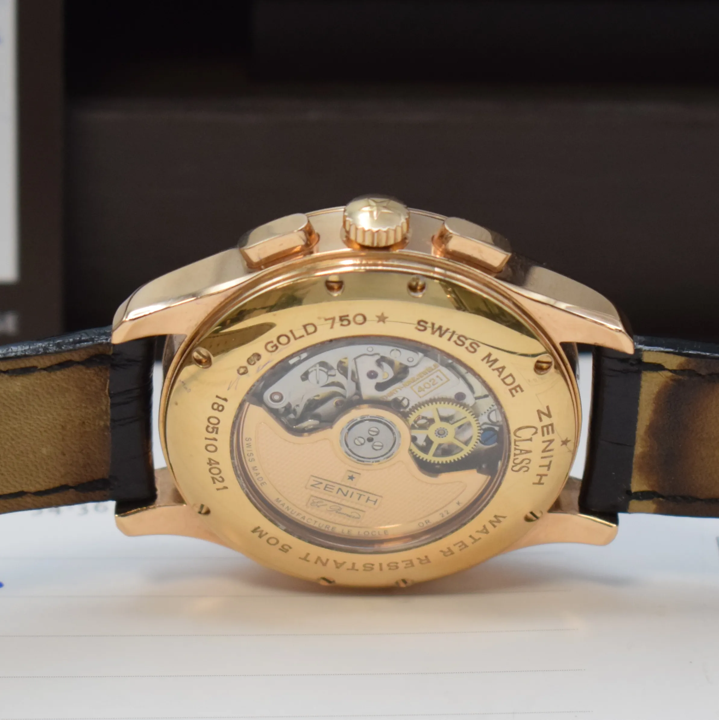 Zenith El Primero 18.0510.4021 40mm Rose gold Silver 5