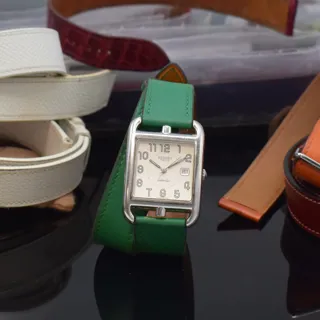 Hermès Cape Cod CC1.710 Stainless steel White