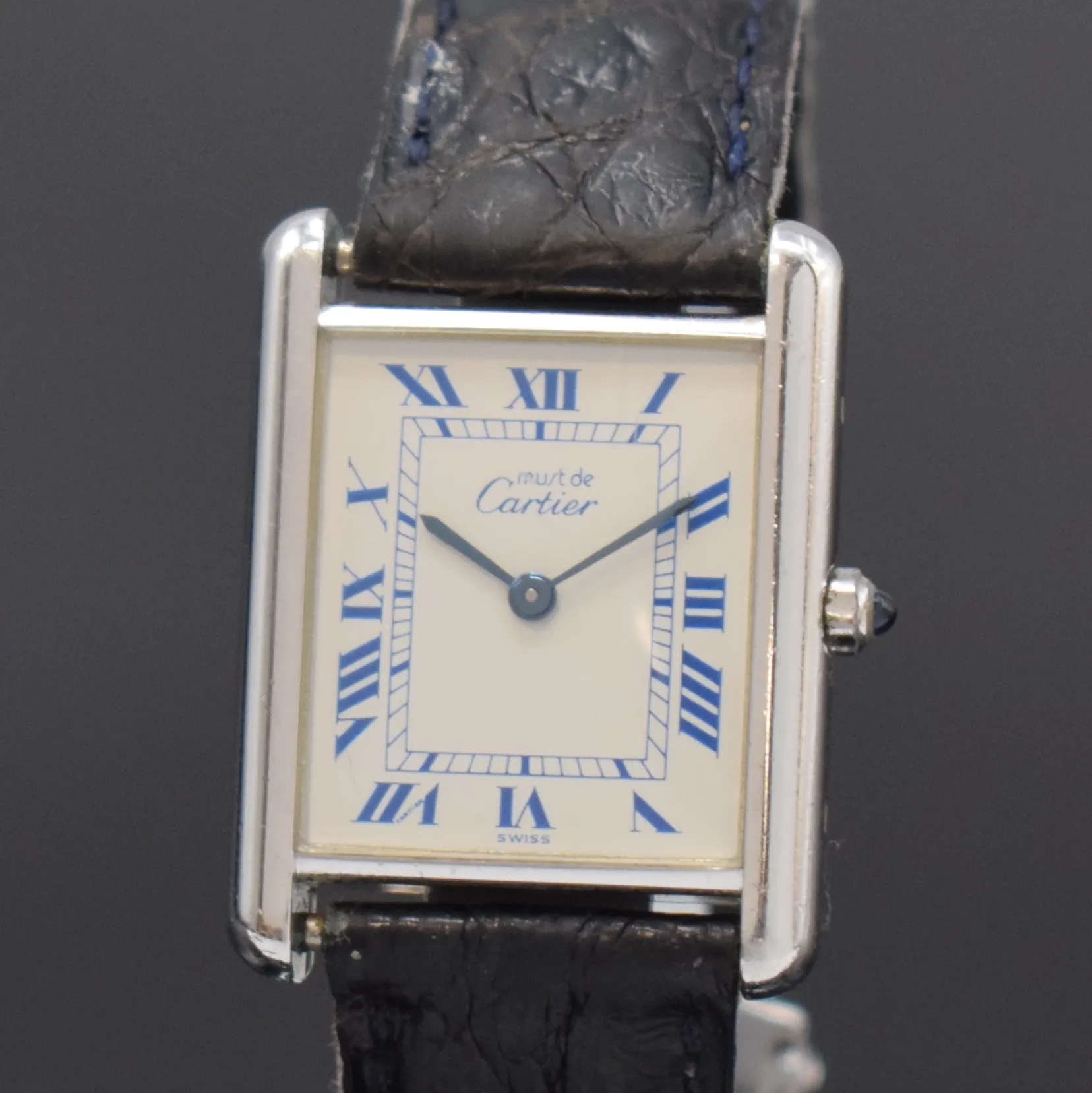 Cartier Tank 23mm Silver White 1