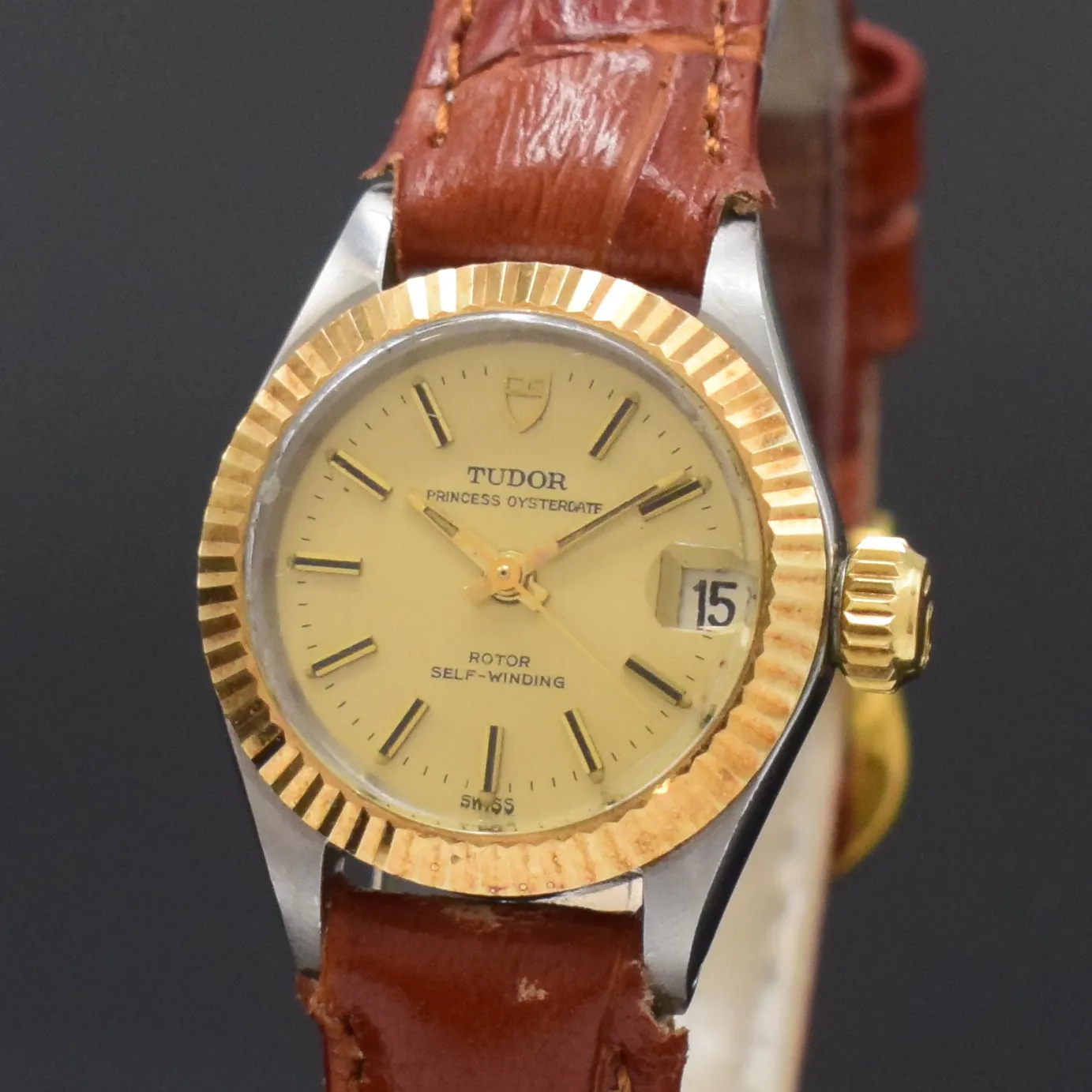 Tudor Princess Oysterdate 7592/3 22mm Yellow gold and Stainless steel Gilded 1