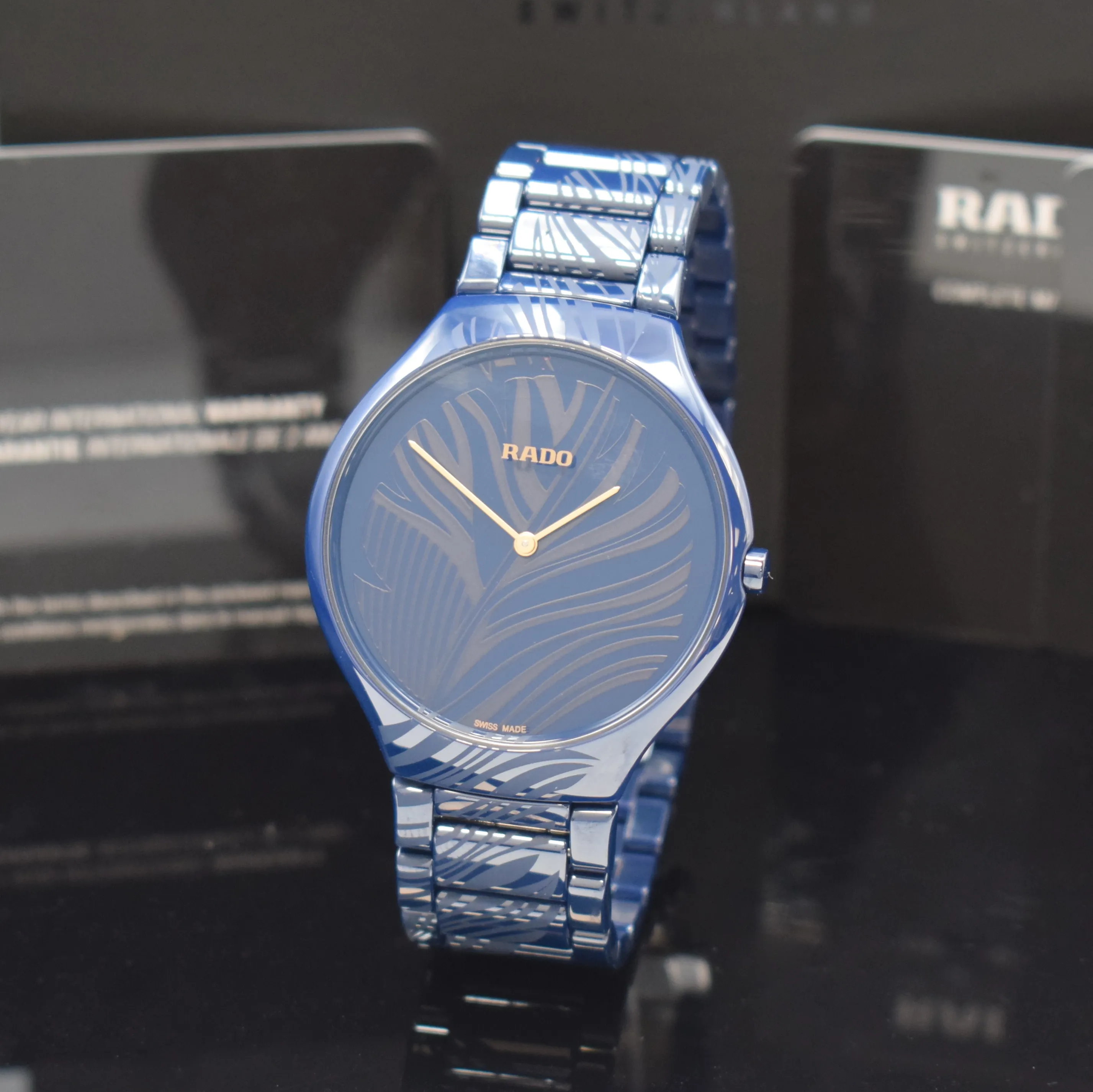 Rado True Thinline 420.0014.015 39mm Ceramic Blue