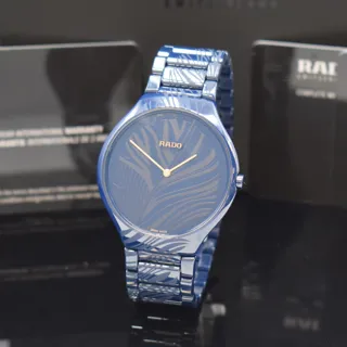 Rado True Thinline 420.0014.015 Ceramic Blue