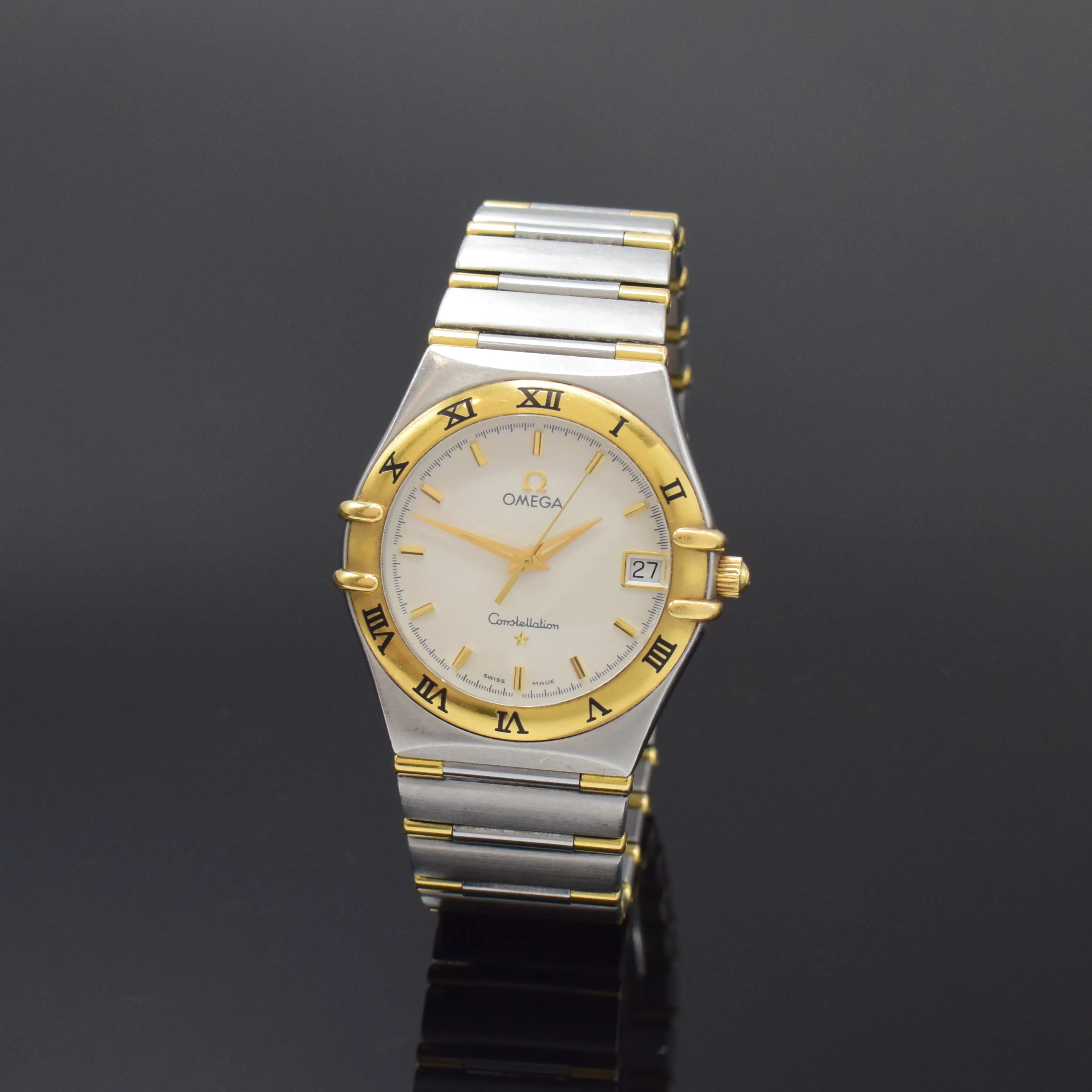 Omega Constellation Quartz 396.1201 34.5mm Yellow gold and Stainless steel