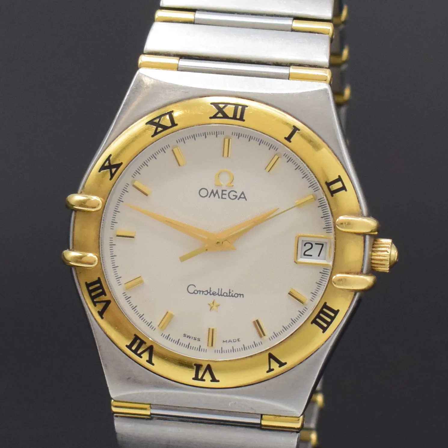 Omega Constellation Quartz 396.1201 34.5mm Yellow gold and Stainless steel 1