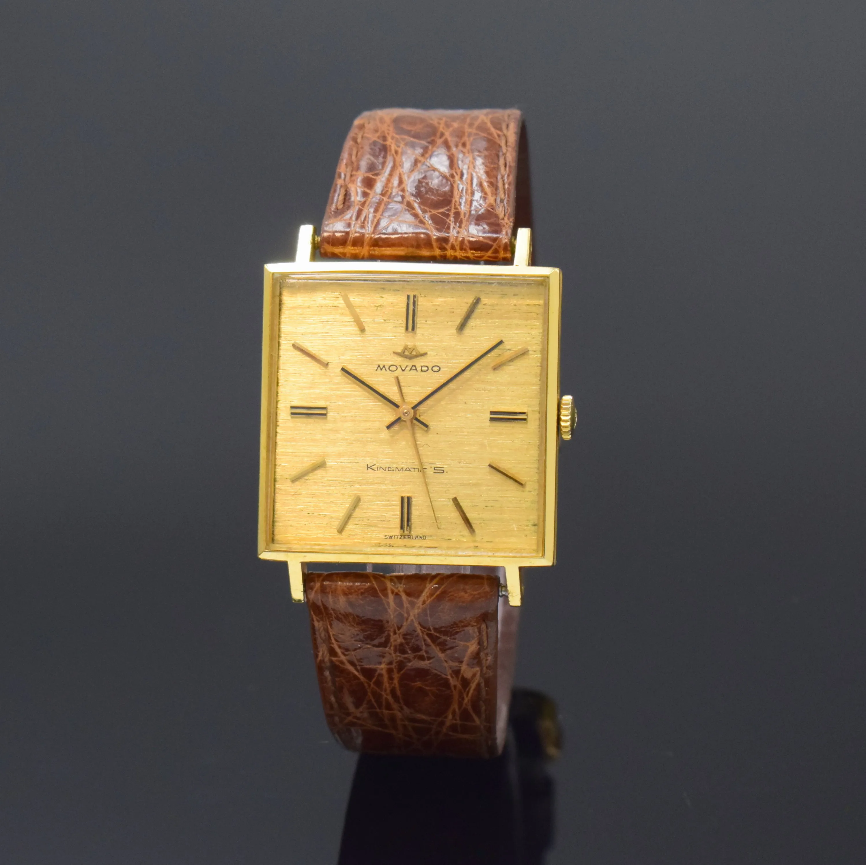 Movado Kingmatic 28mm Yellow gold Gilded