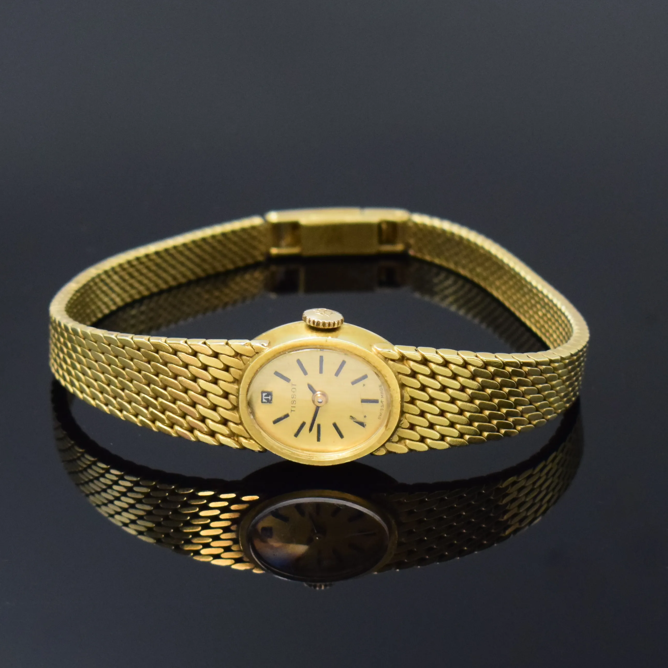 Tissot 16mm Yellow gold Gold