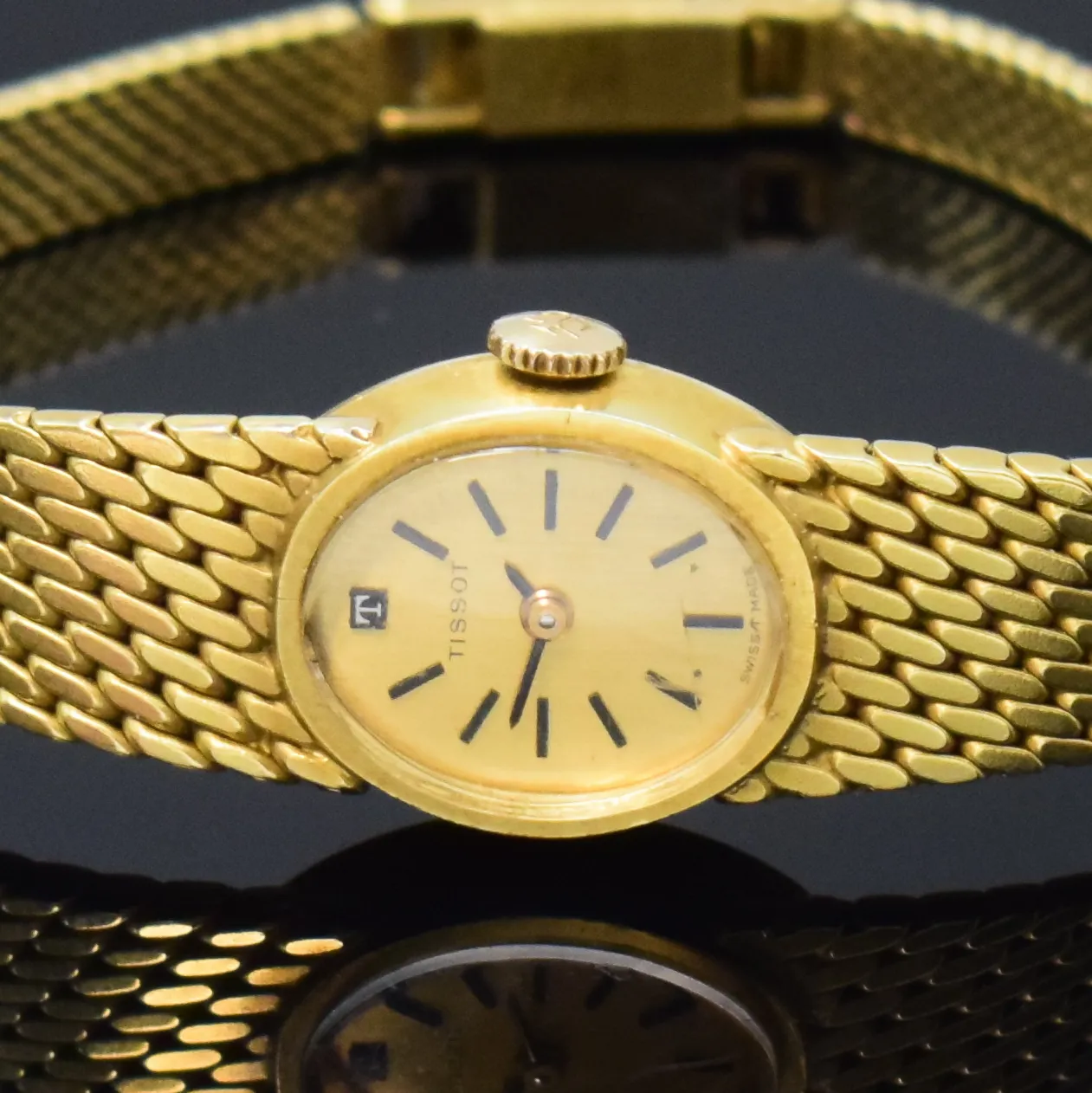 Tissot 16mm Yellow gold Gold 1