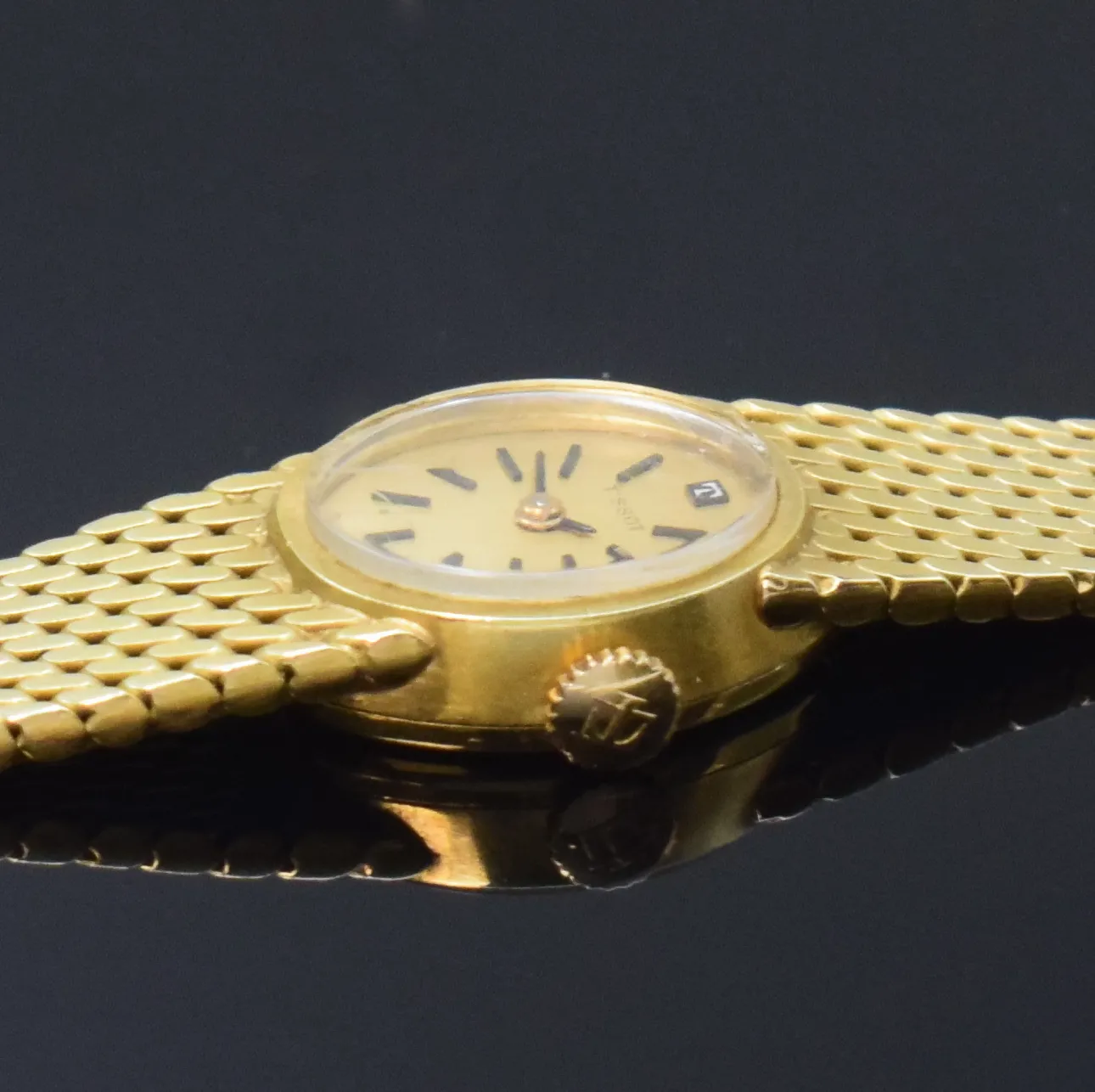 Tissot 16mm Yellow gold Gold 4