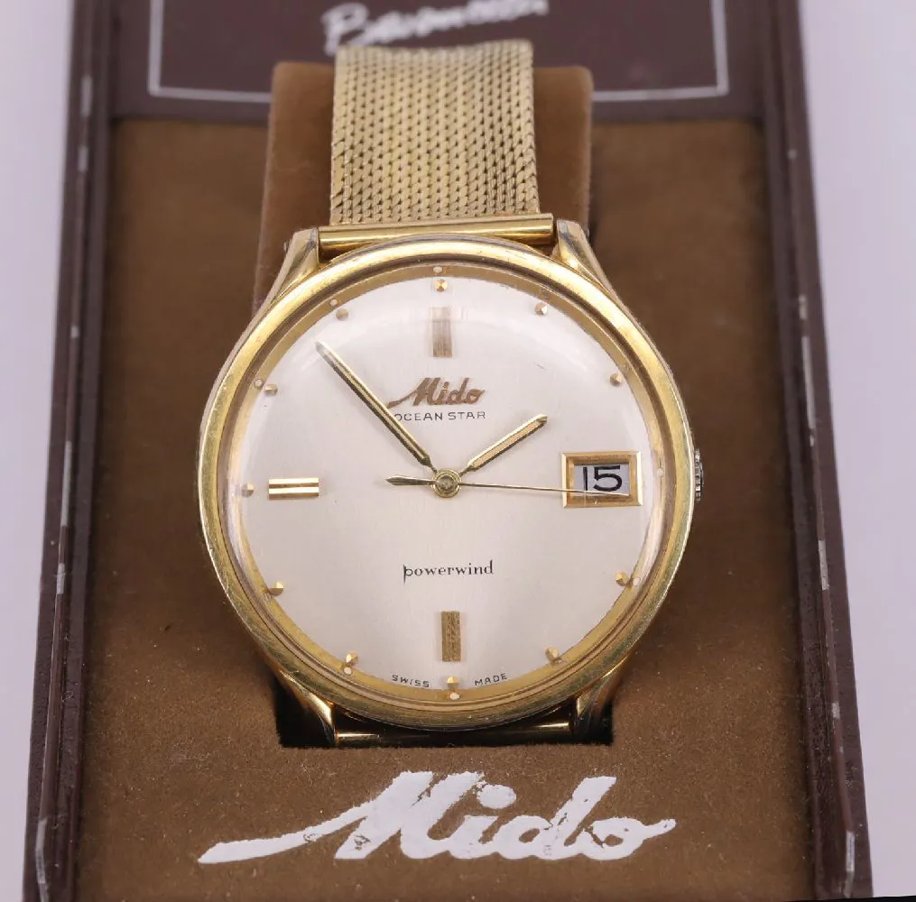 Mido Ocean Star 38mm Yellow gold