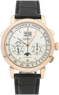 A. Lange & Söhne Datograph 410.032 Rose gold Silver