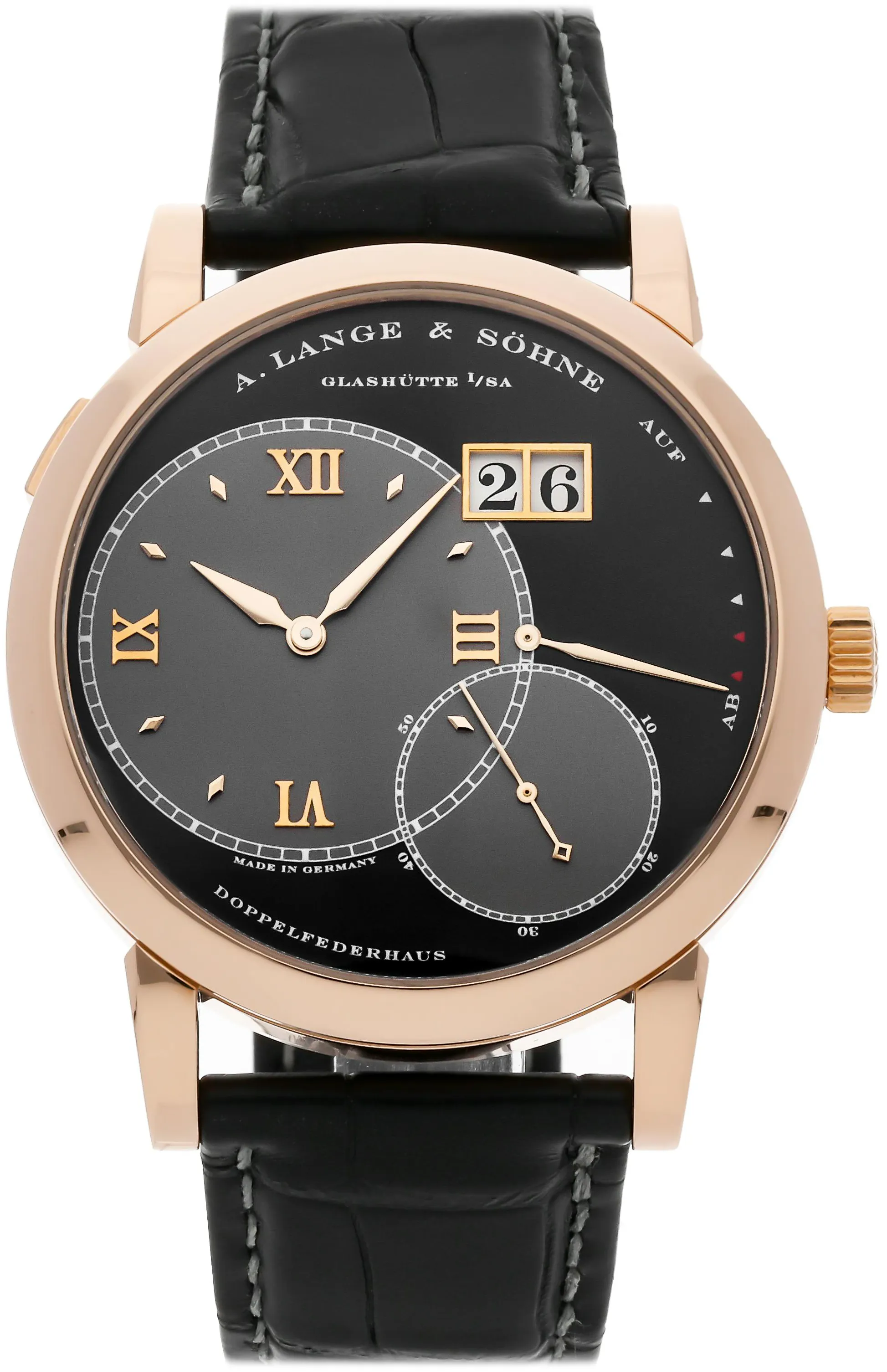 A. Lange & Söhne Grand Lange 1 115.031 41mm Rose gold Black