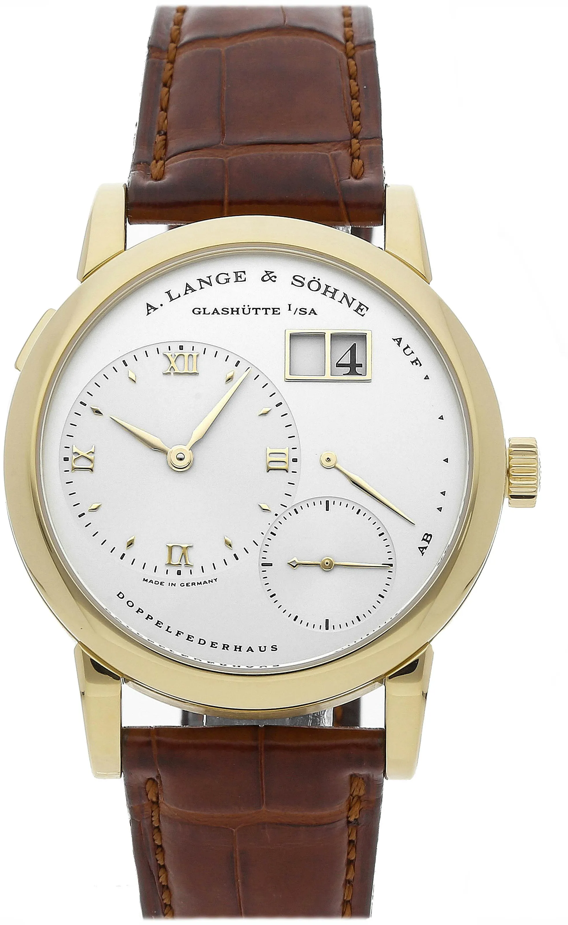 A. Lange & Söhne Lange 1 101.021 38mm Yellow gold Silver