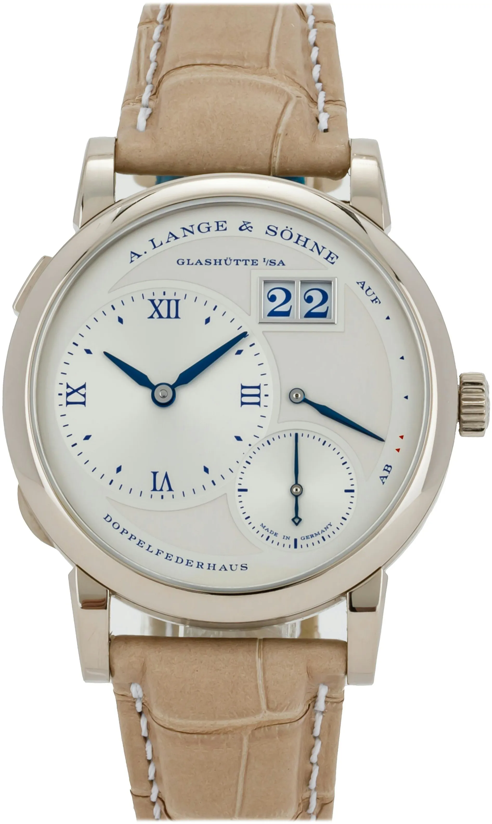 A. Lange & Söhne Lange 1 191.066 38mm White gold Silver